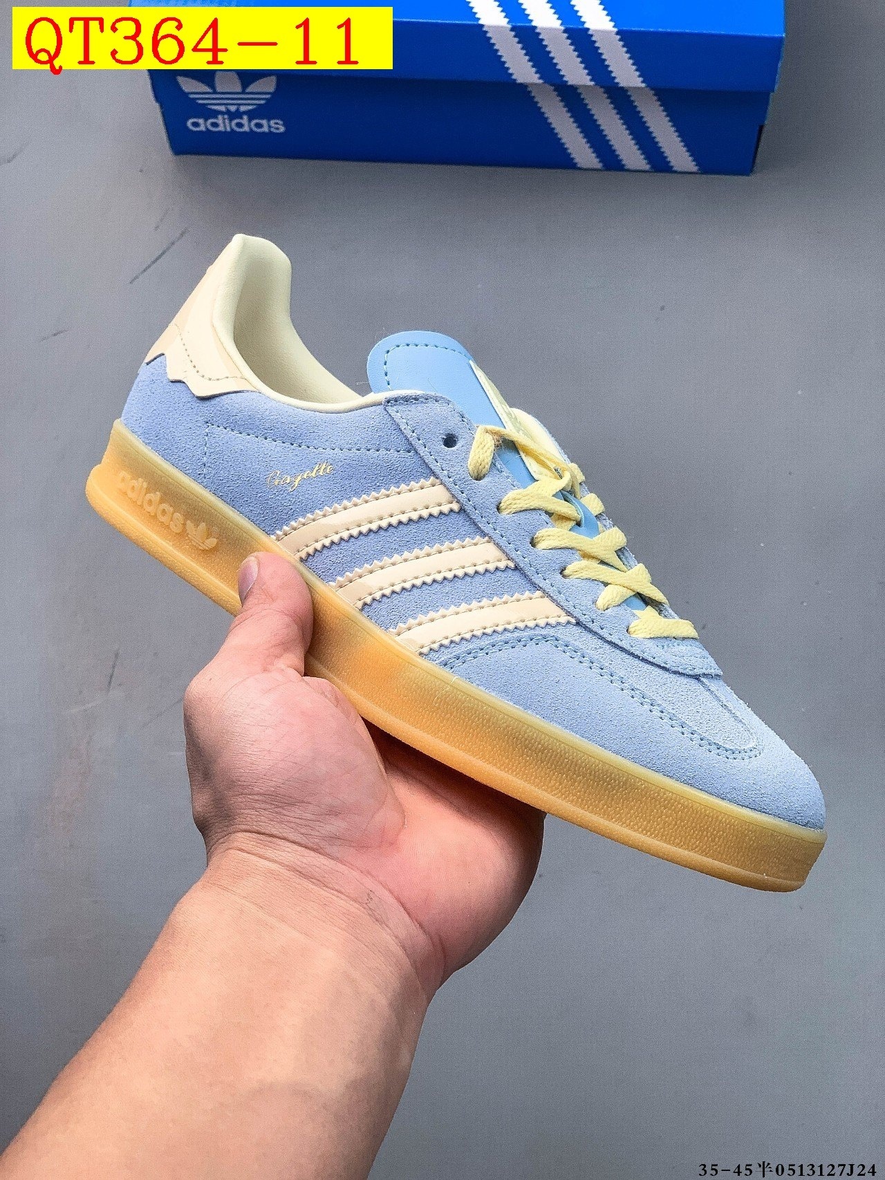 49$ Adidas Gazelle size 36-45 half 422460 QT364 gallery