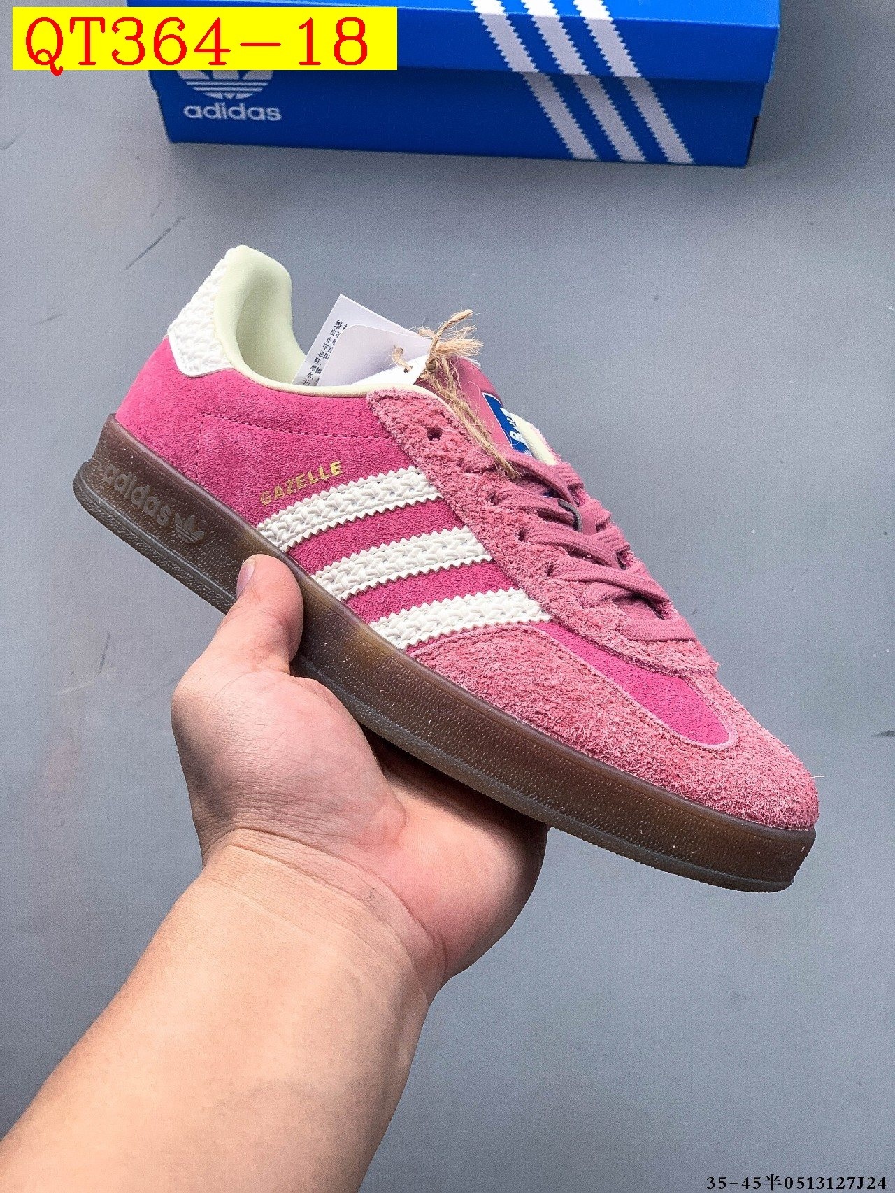 49$ Adidas Gazelle size 36-45 half 422460 QT364 gallery