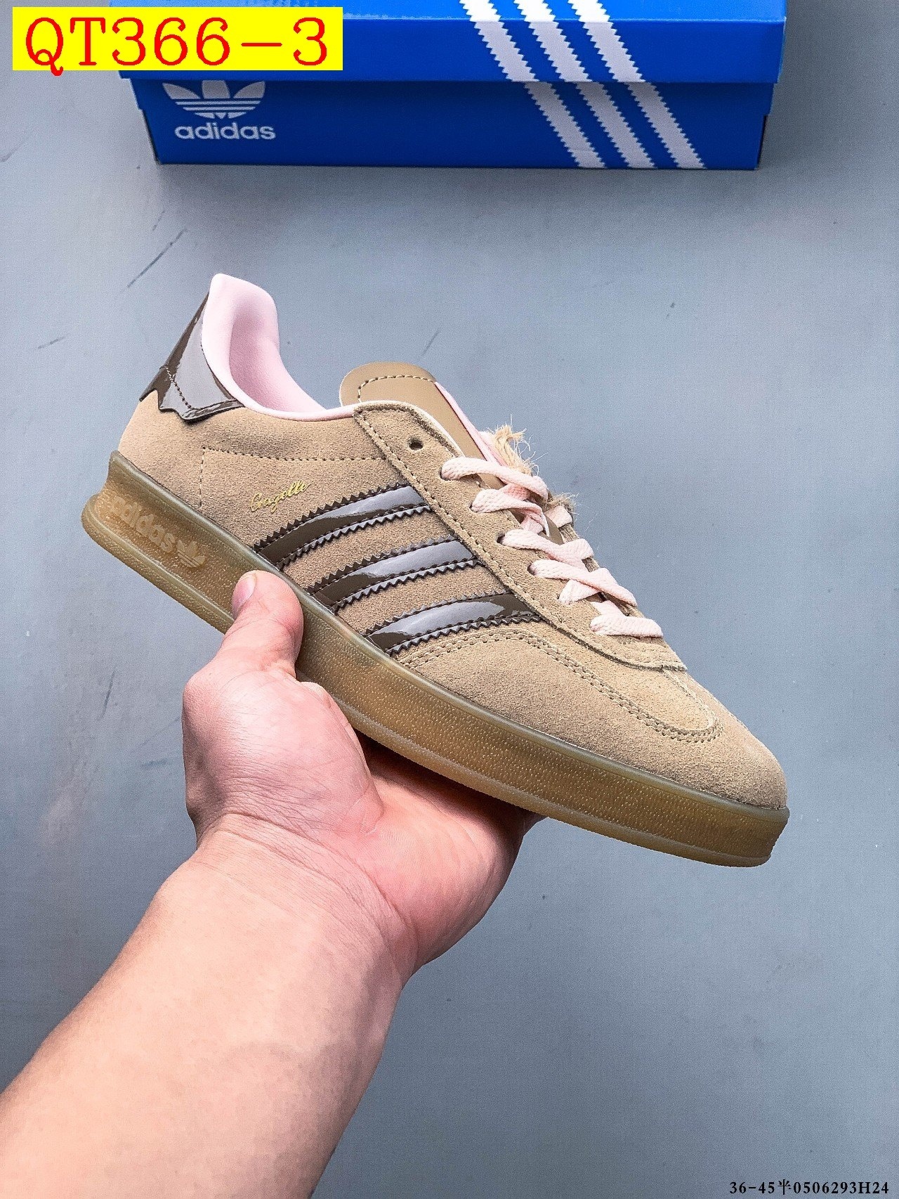 49$ Adidas Gazelle size 36-45 half 623480 QT366 gallery