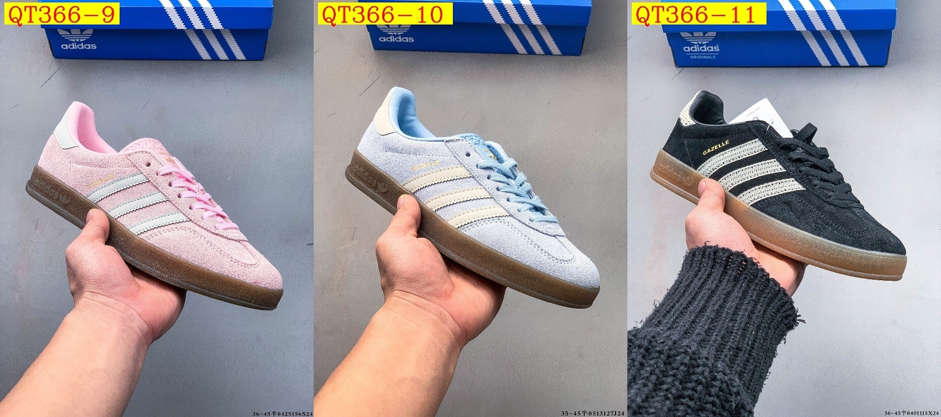 49$ Adidas Gazelle size 36-45 half 623480 QT366 gallery