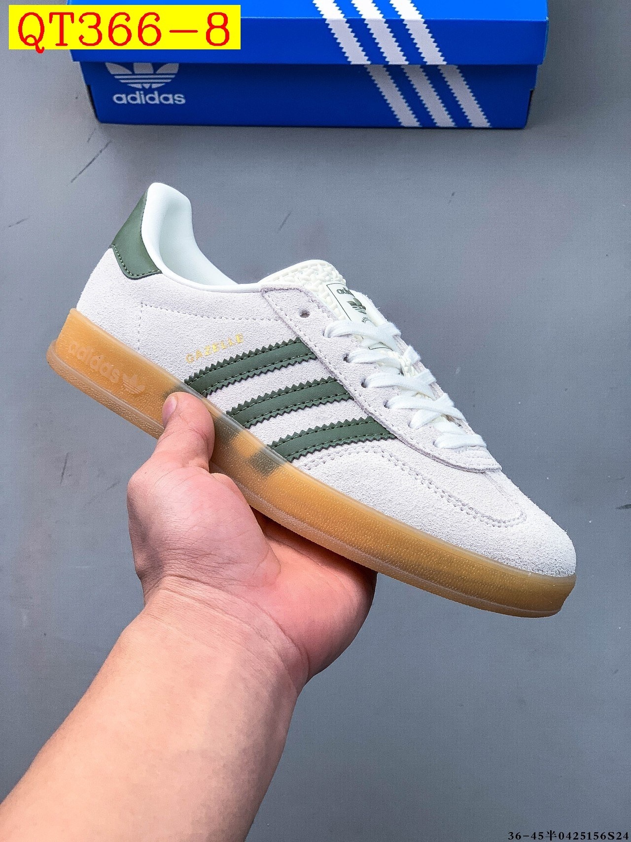 49$ Adidas Gazelle size 36-45 half 623480 QT366 gallery