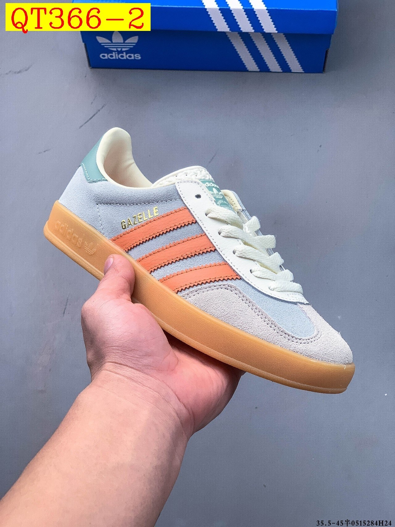 49$ Adidas Gazelle size 36-45 half 623480 QT366 gallery
