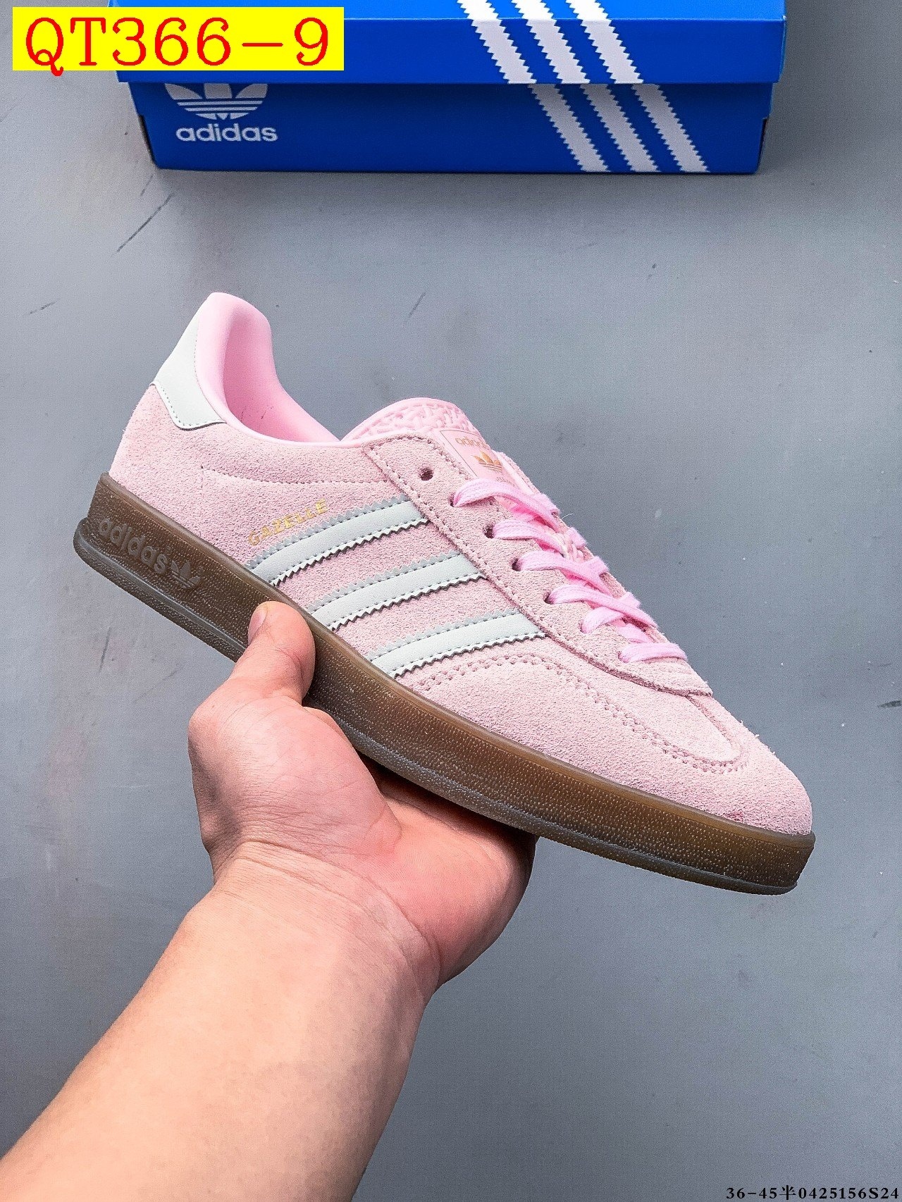 49$ Adidas Gazelle size 36-45 half 623480 QT366 gallery