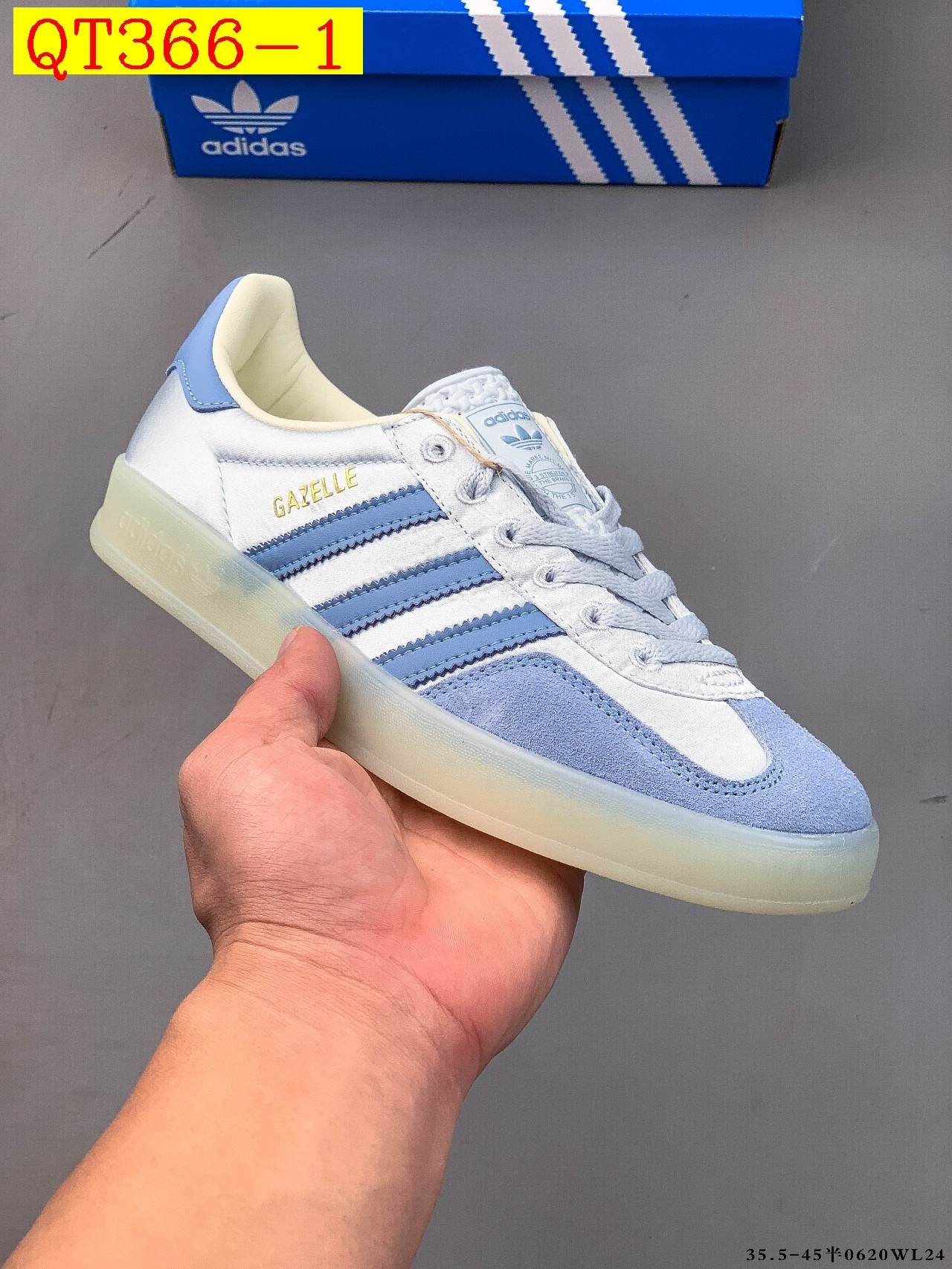 49$ Adidas Gazelle size 36-45 half 623480 QT366 gallery