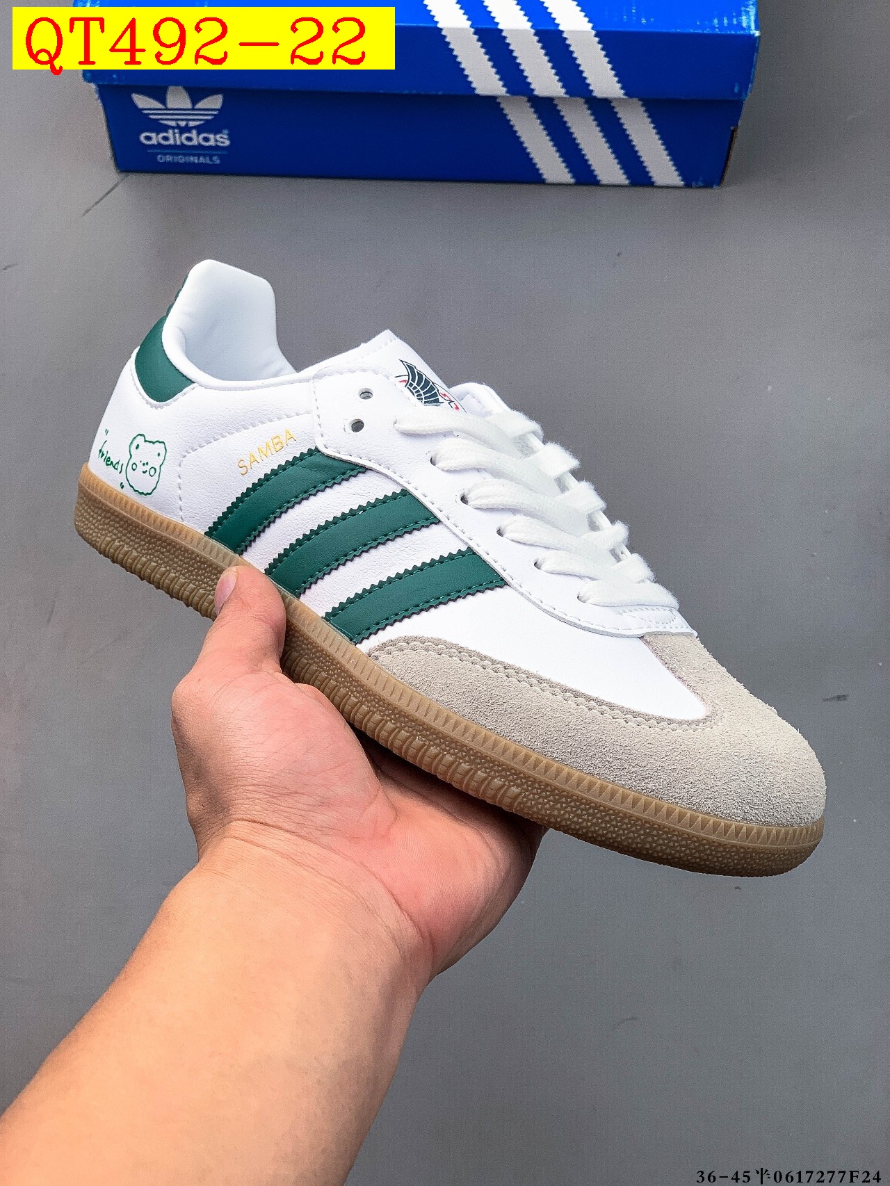 49$ Adidas Samba OG size 36-45 half 621420 QT492 gallery
