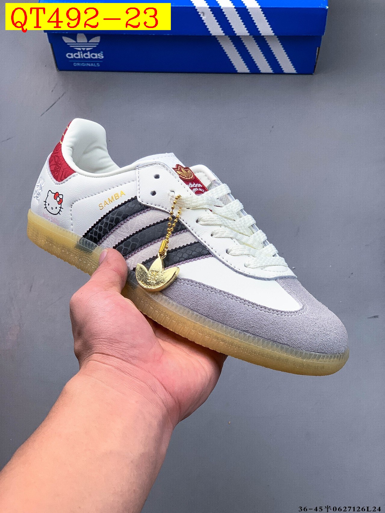 49$ Adidas Samba OG size 36-45 half 621420 QT492 gallery