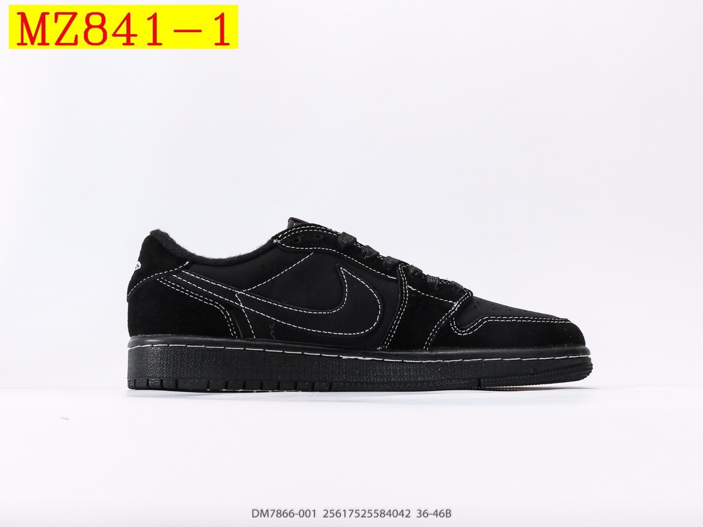 49$ Fragment Travis Scott Dior Air Jordan 1 Low half size 36-45 322490 MZ841 gallery