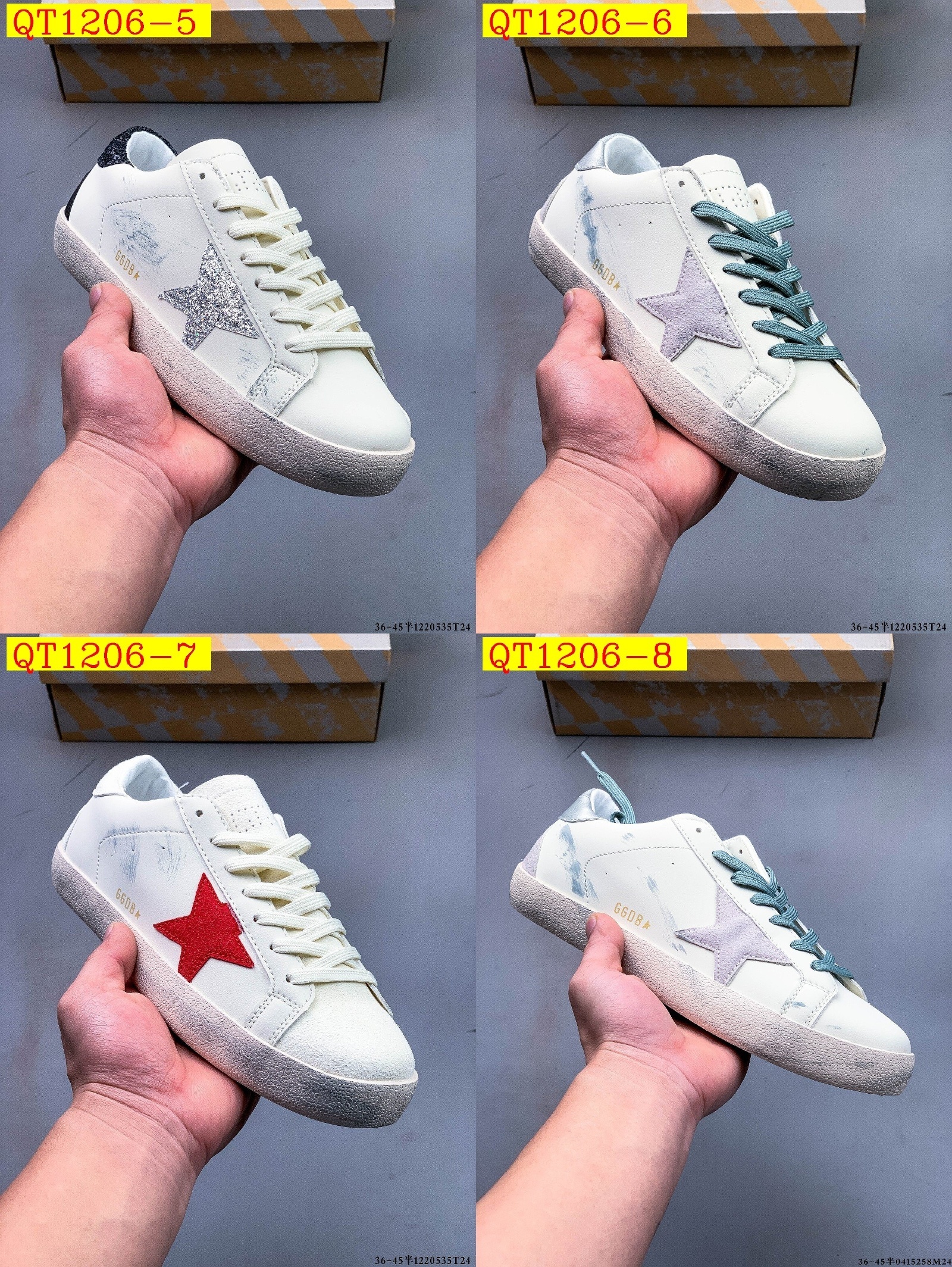49$ GGDB Golden Goose Super Star Size 36-45 528450 QT1206 gallery