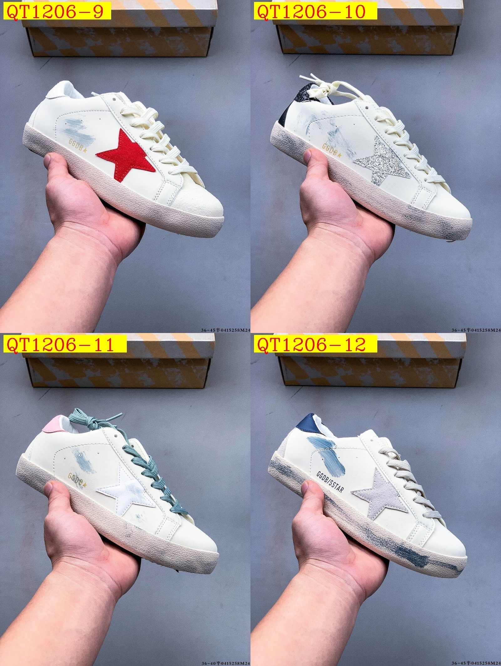 49$ GGDB Golden Goose Super Star Size 36-45 528450 QT1206 gallery