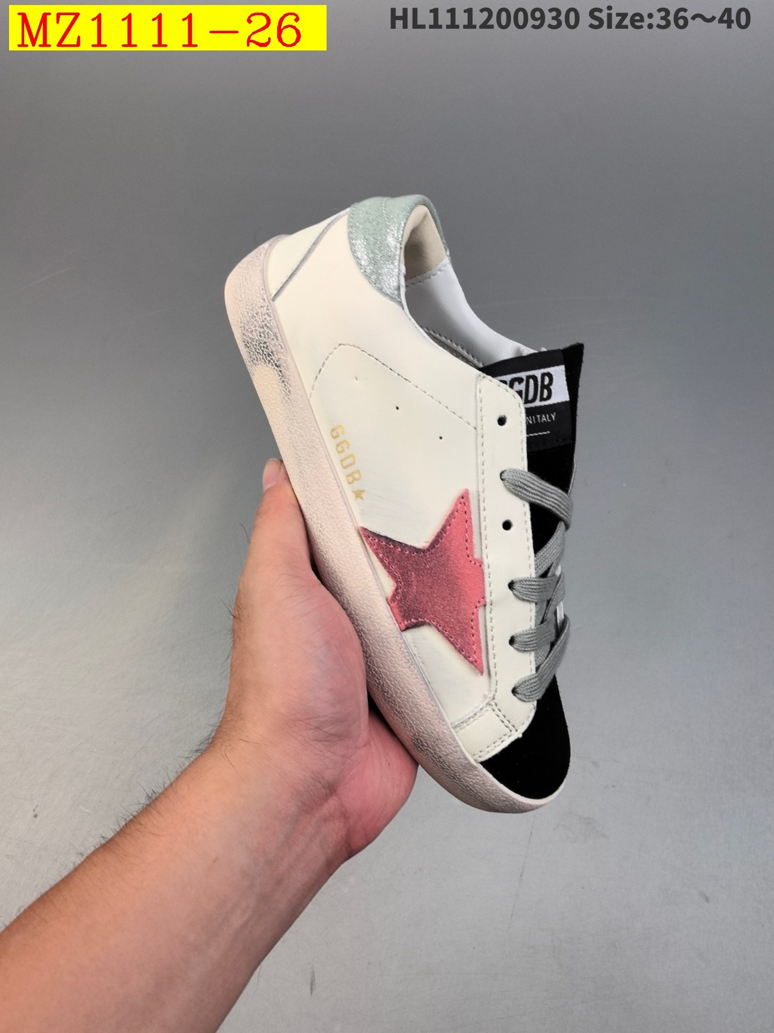 49$ GGDB Golden Goose Super Star color 19-30 size 36-45 529470 MZ1111 gallery