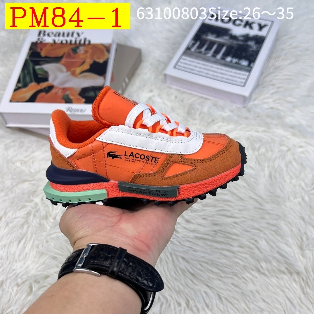 49$ LACOSTE COURT-MINIMA for kids Size 28-35 028430 PM84 gallery