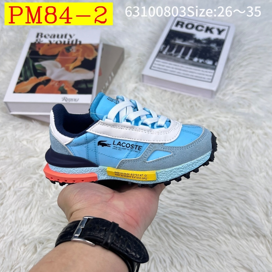 49$ LACOSTE COURT-MINIMA for kids Size 28-35 028430 PM84 gallery