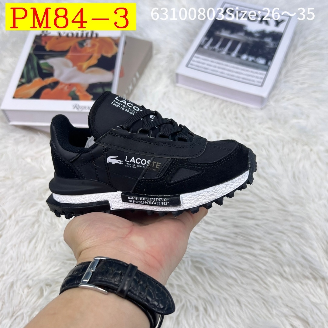 49$ LACOSTE COURT-MINIMA for kids Size 28-35 028430 PM84 gallery