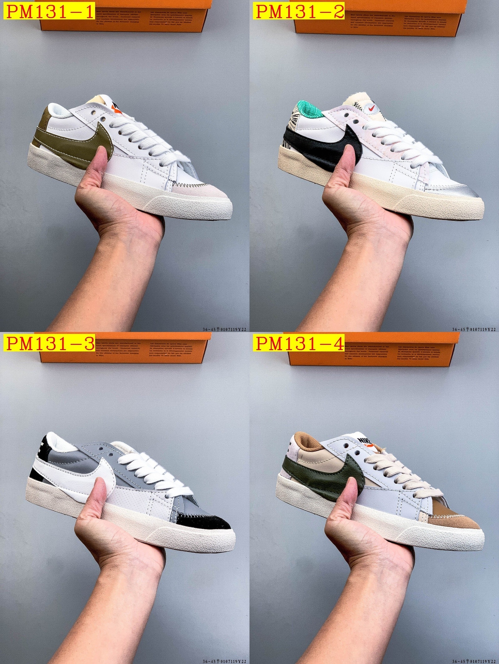 49$ NIKE BLAZER LOW77 VNTG WE Size 36-45 121200 PM131 gallery