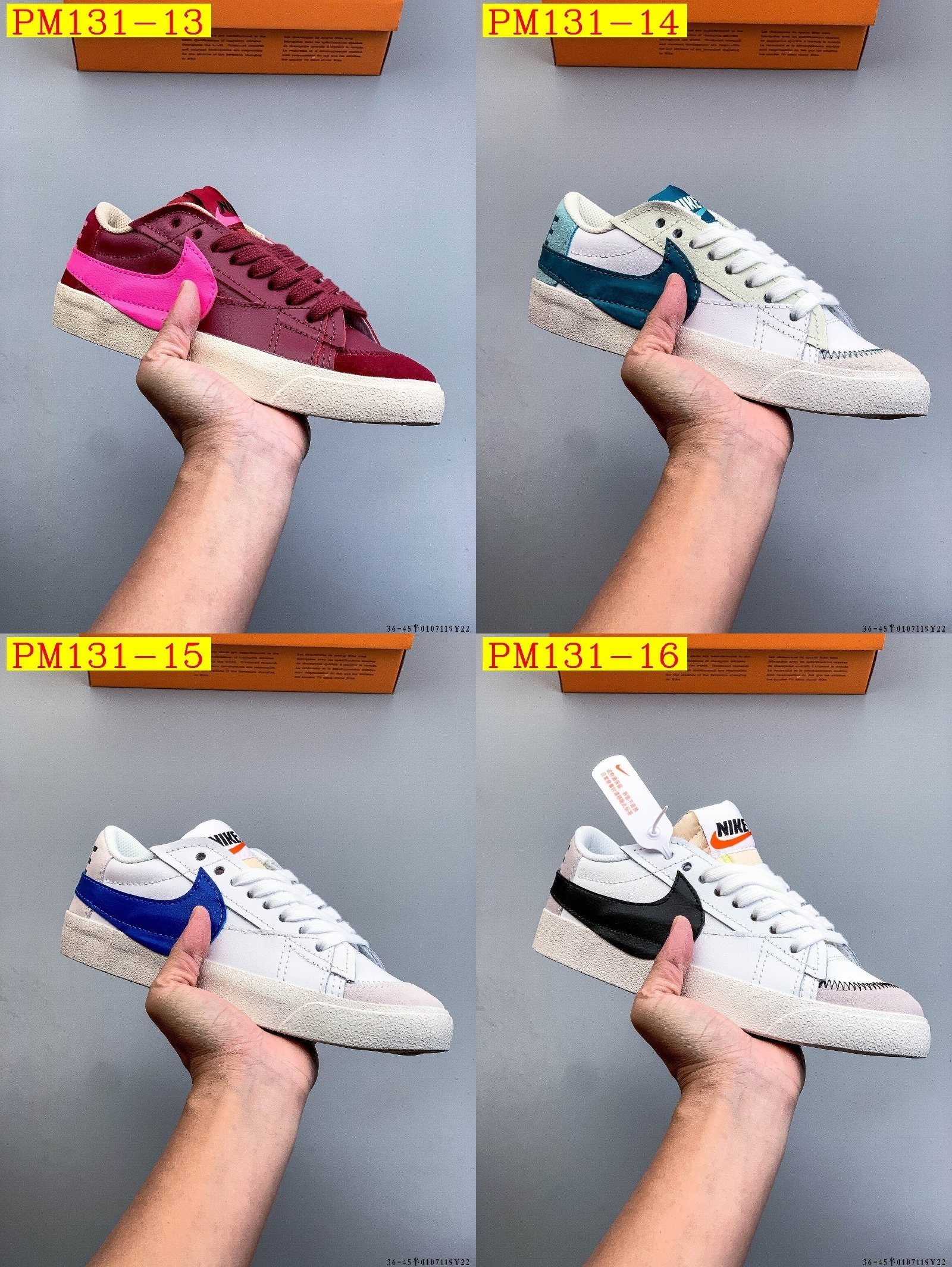 49$ NIKE BLAZER LOW77 VNTG WE Size 36-45 121200 PM131 gallery