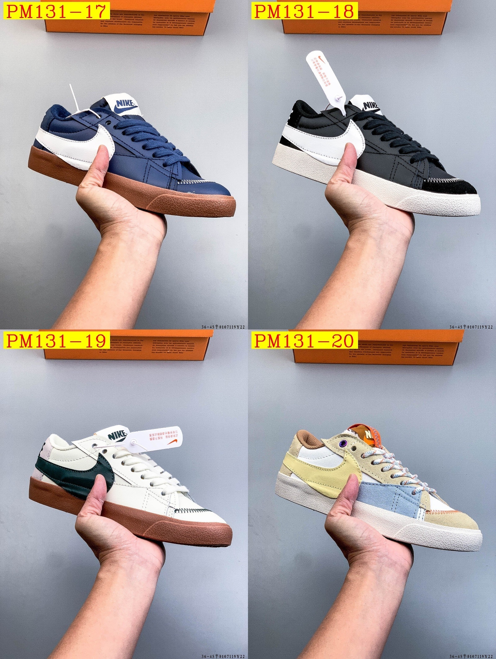 49$ NIKE BLAZER LOW77 VNTG WE Size 36-45 121200 PM131 gallery