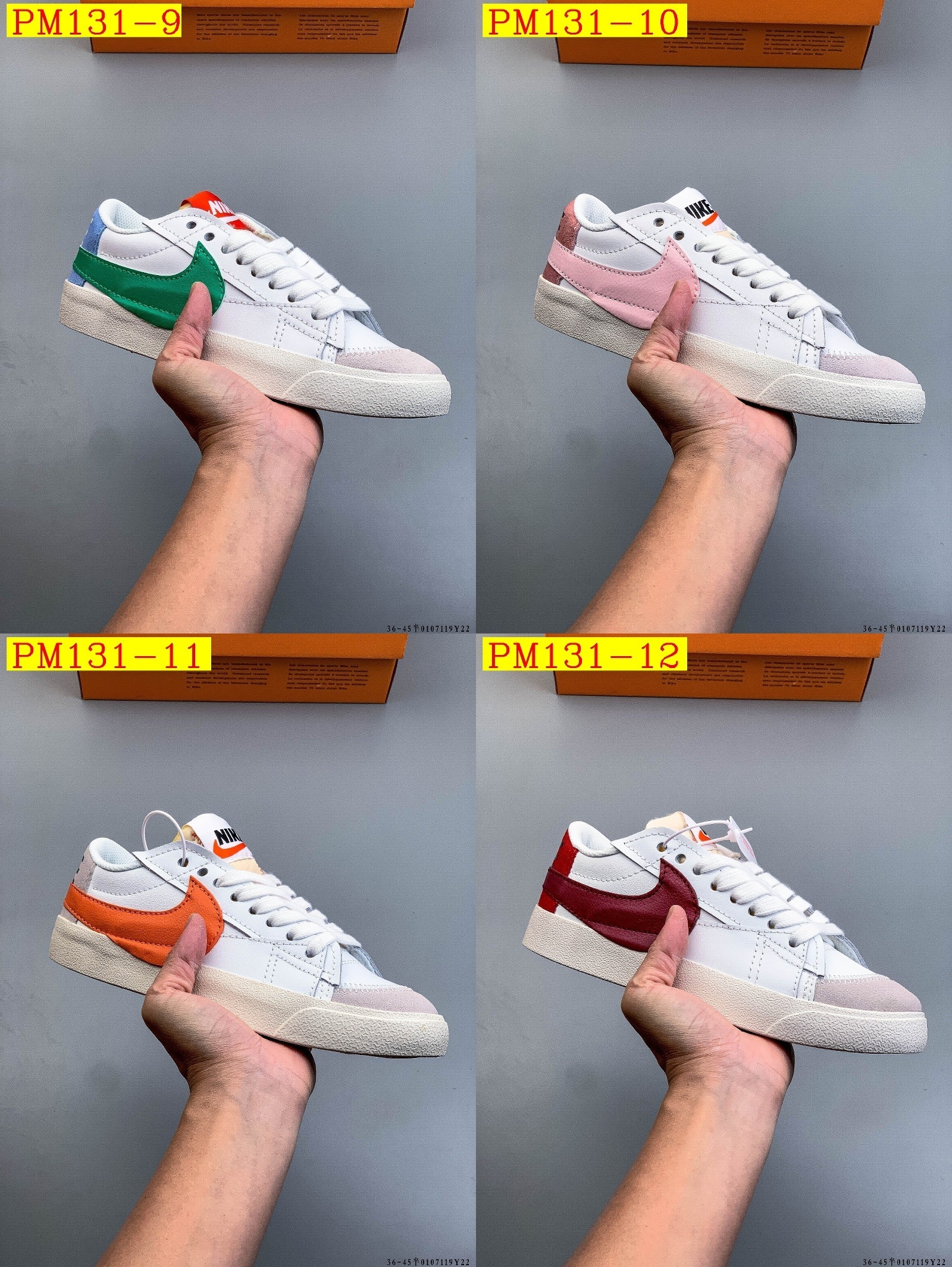 49$ NIKE BLAZER LOW77 VNTG WE Size 36-45 121200 PM131 gallery