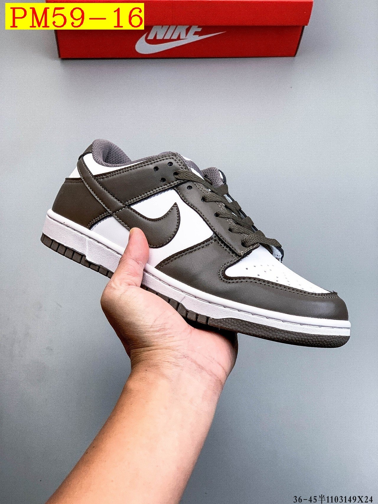 49$ NIKE SB DUNK LOW PRO Leather Size 36-45 half 323400 PM59 gallery