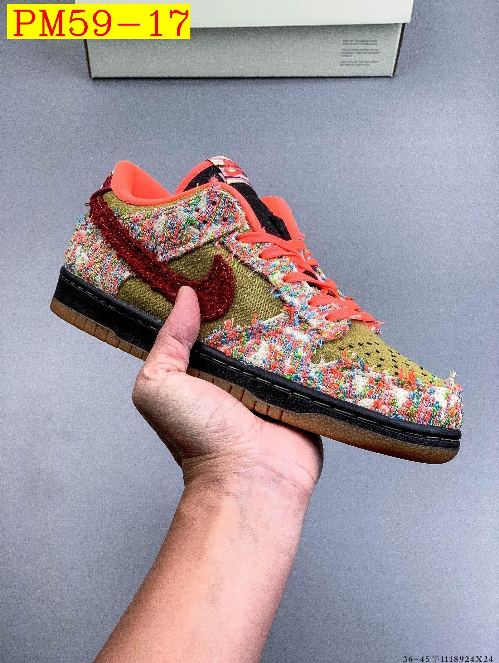 49$ NIKE SB DUNK LOW PRO Leather Size 36-45 half 323400 PM59 gallery