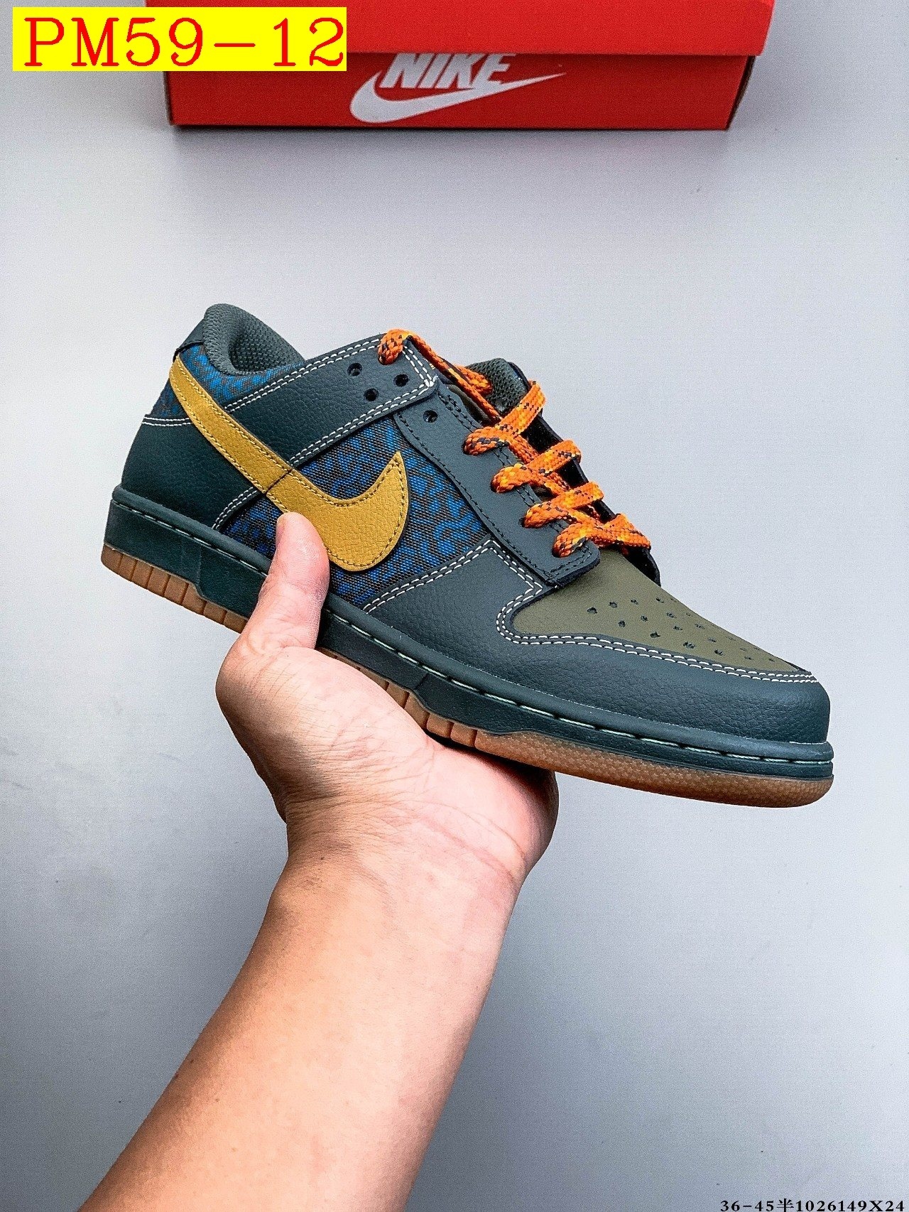 49$ NIKE SB DUNK LOW PRO Leather Size 36-45 half 323400 PM59 gallery