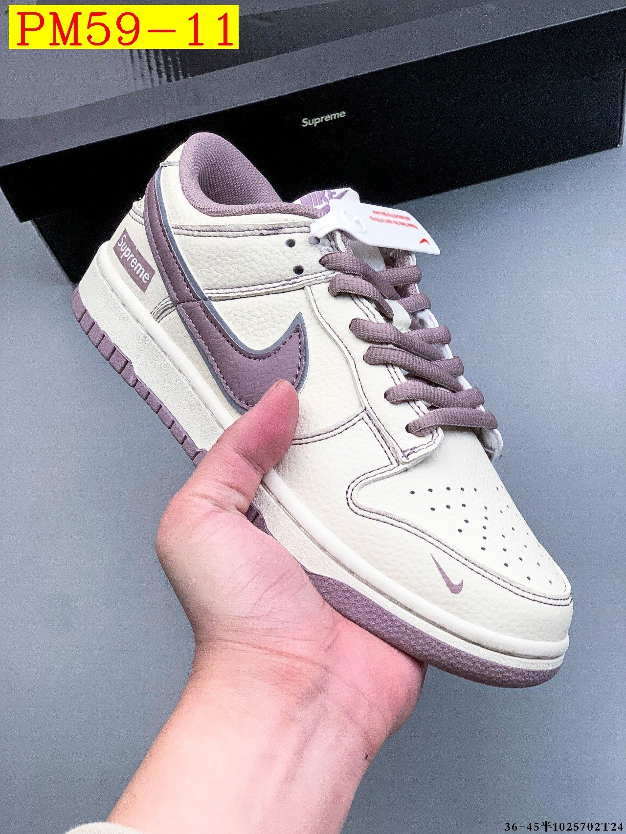 49$ NIKE SB DUNK LOW PRO Leather Size 36-45 half 323400 PM59 gallery