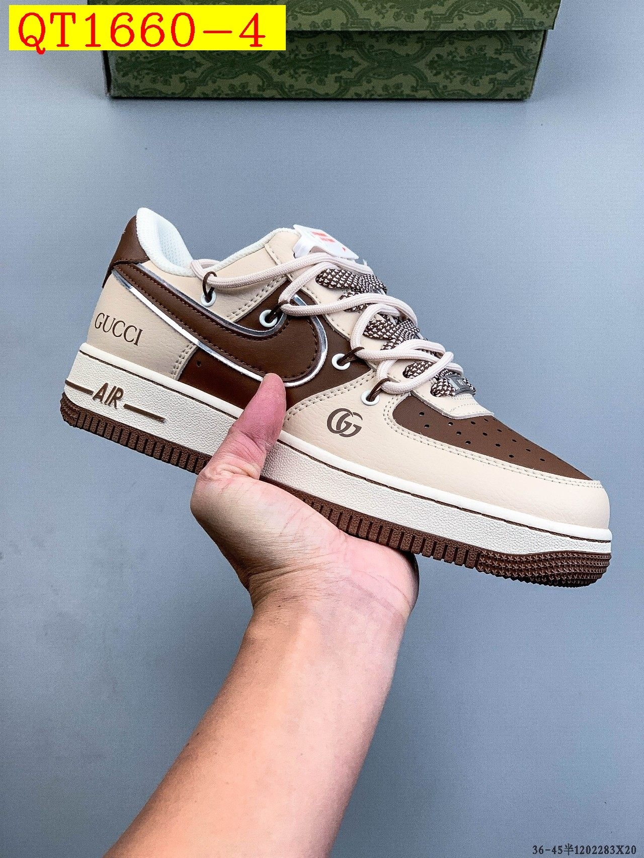 49$ Nike Air Force 1 Low Size 36-45 half 029060 QT1660 gallery