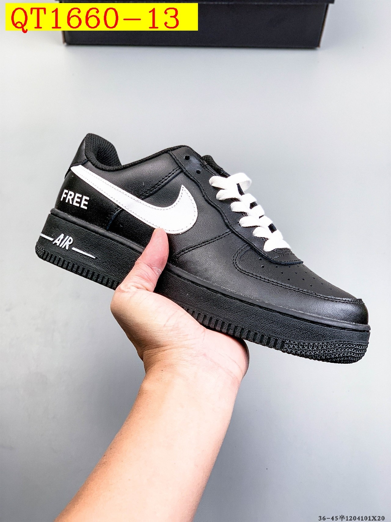 49$ Nike Air Force 1 Low Size 36-45 half 029060 QT1660 gallery