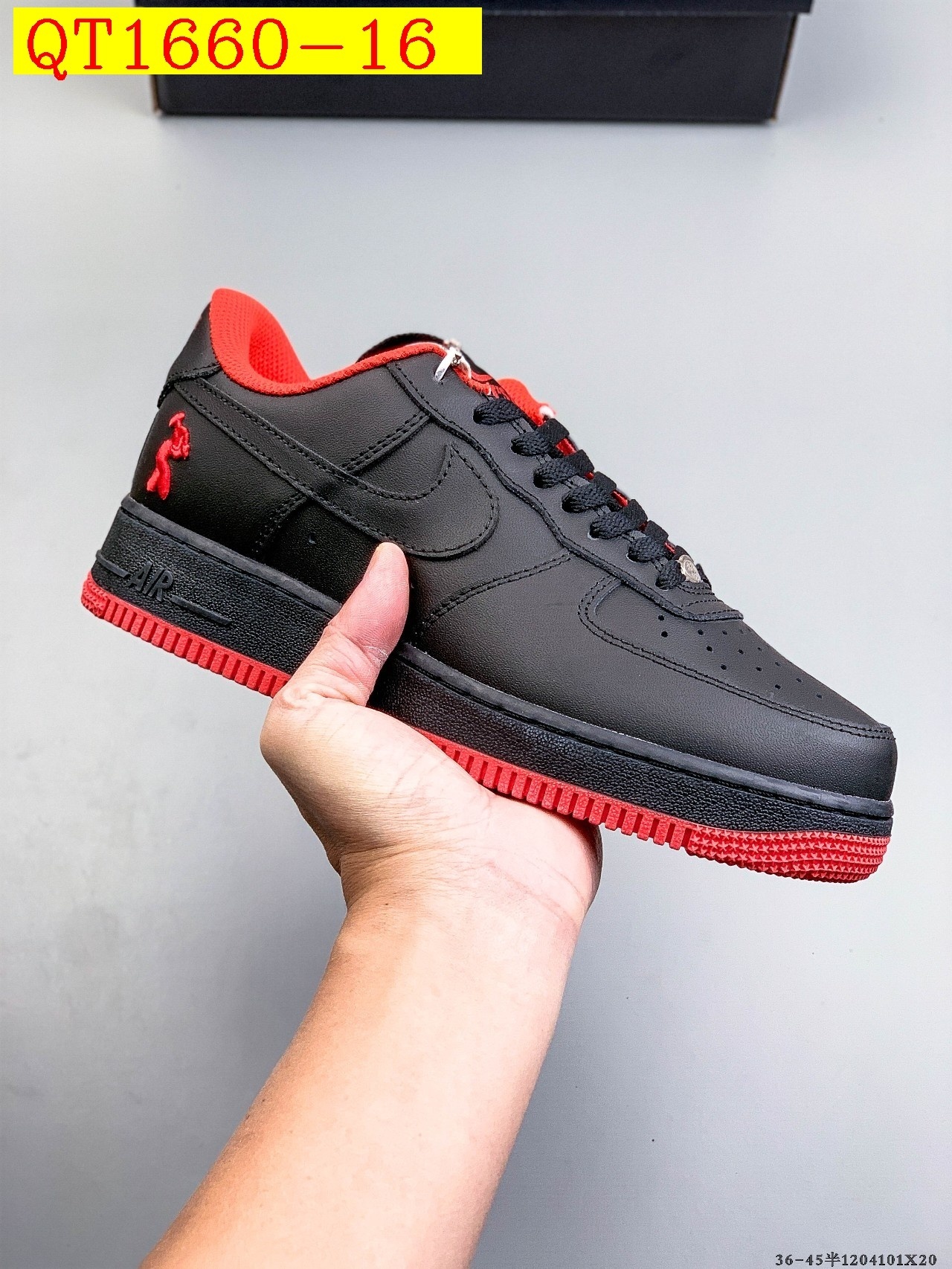 49$ Nike Air Force 1 Low Size 36-45 half 029060 QT1660 gallery