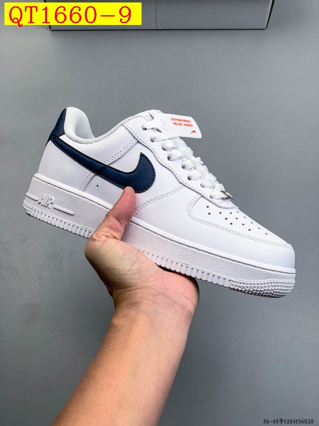 49$ Nike Air Force 1 Low Size 36-45 half 029060 QT1660 gallery