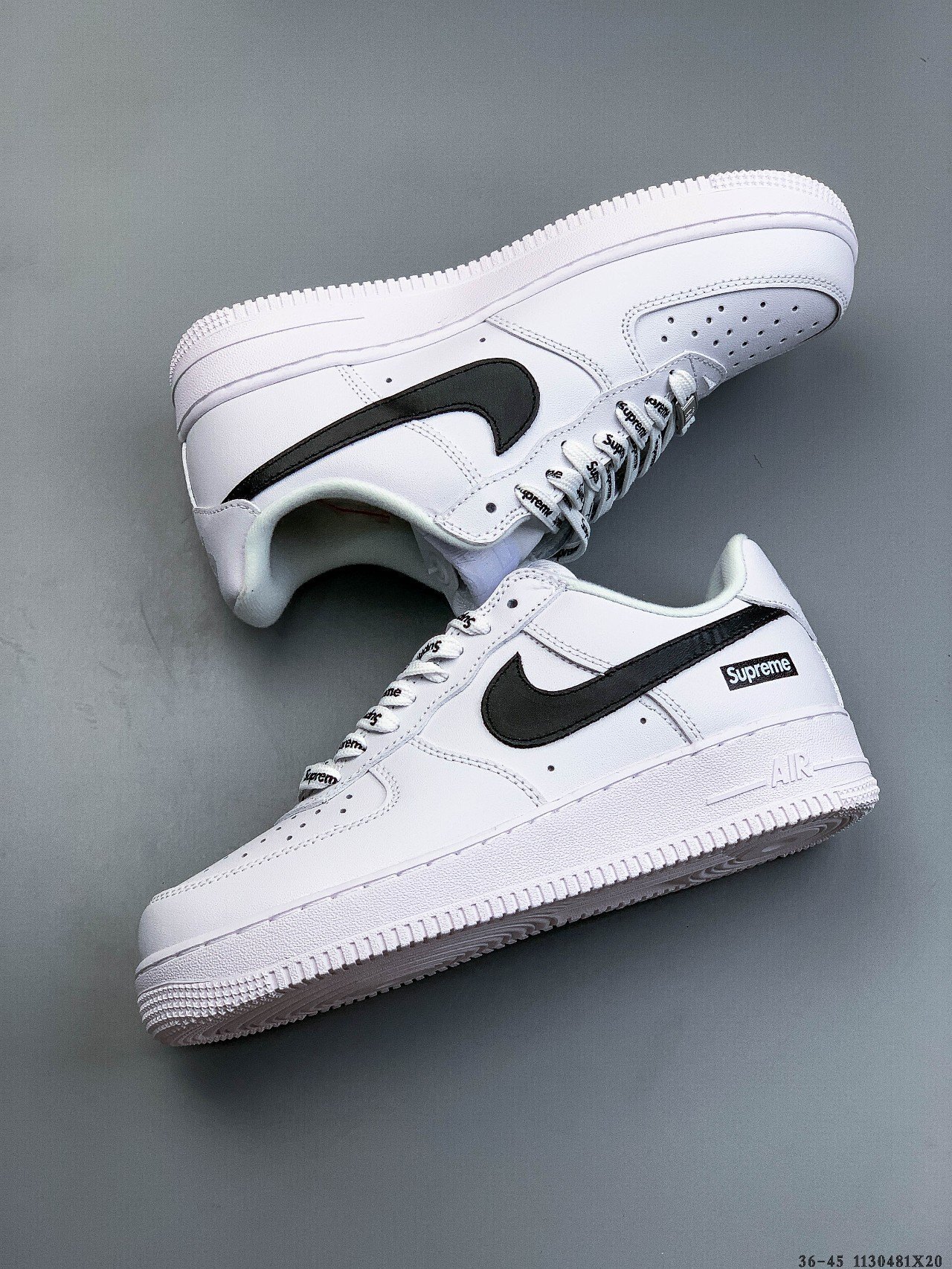 49$ Nike Air Force 1 Low Size 36-45 half 029060 QT1660 gallery