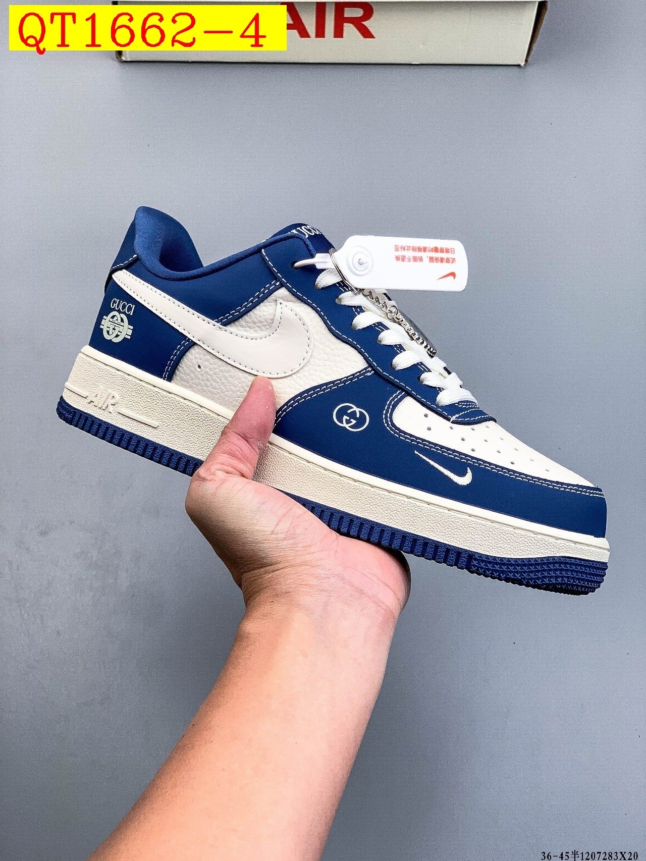 49$ Nike Air Force 1 Low Size 36-45 half 320040 QT1662 gallery