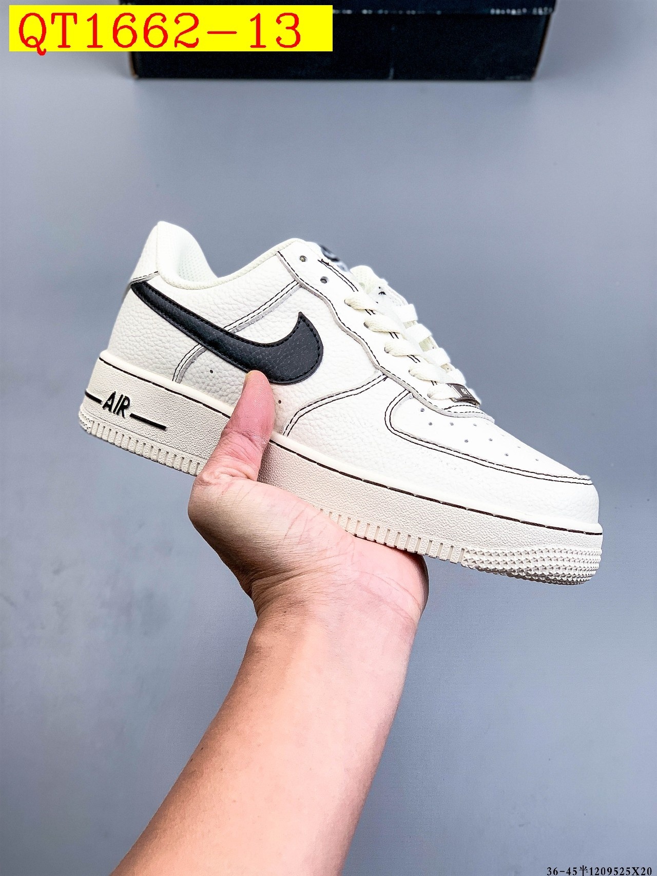 49$ Nike Air Force 1 Low Size 36-45 half 320040 QT1662 gallery