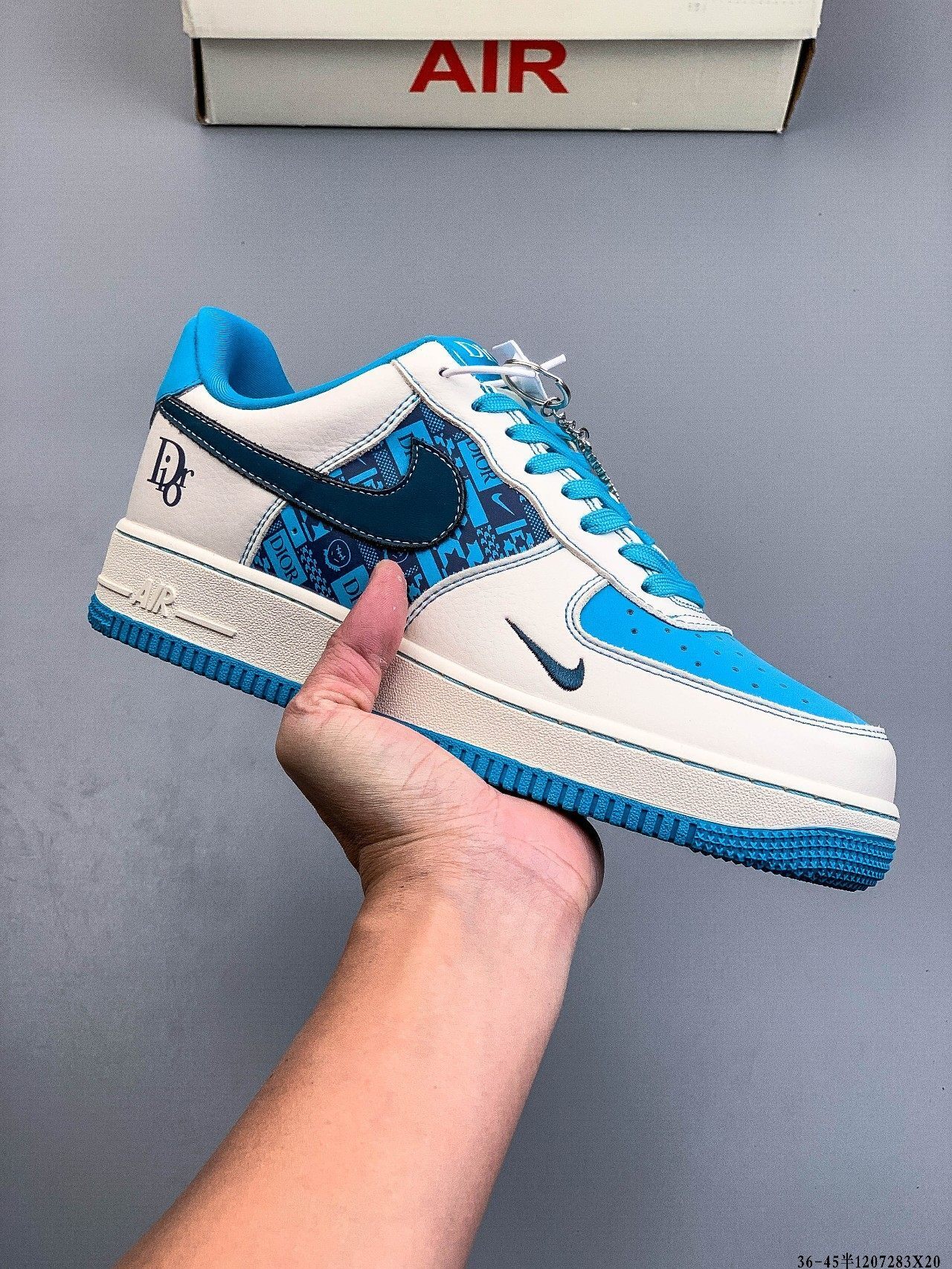49$ Nike Air Force 1 Low Size 36-45 half 320040 QT1662 gallery