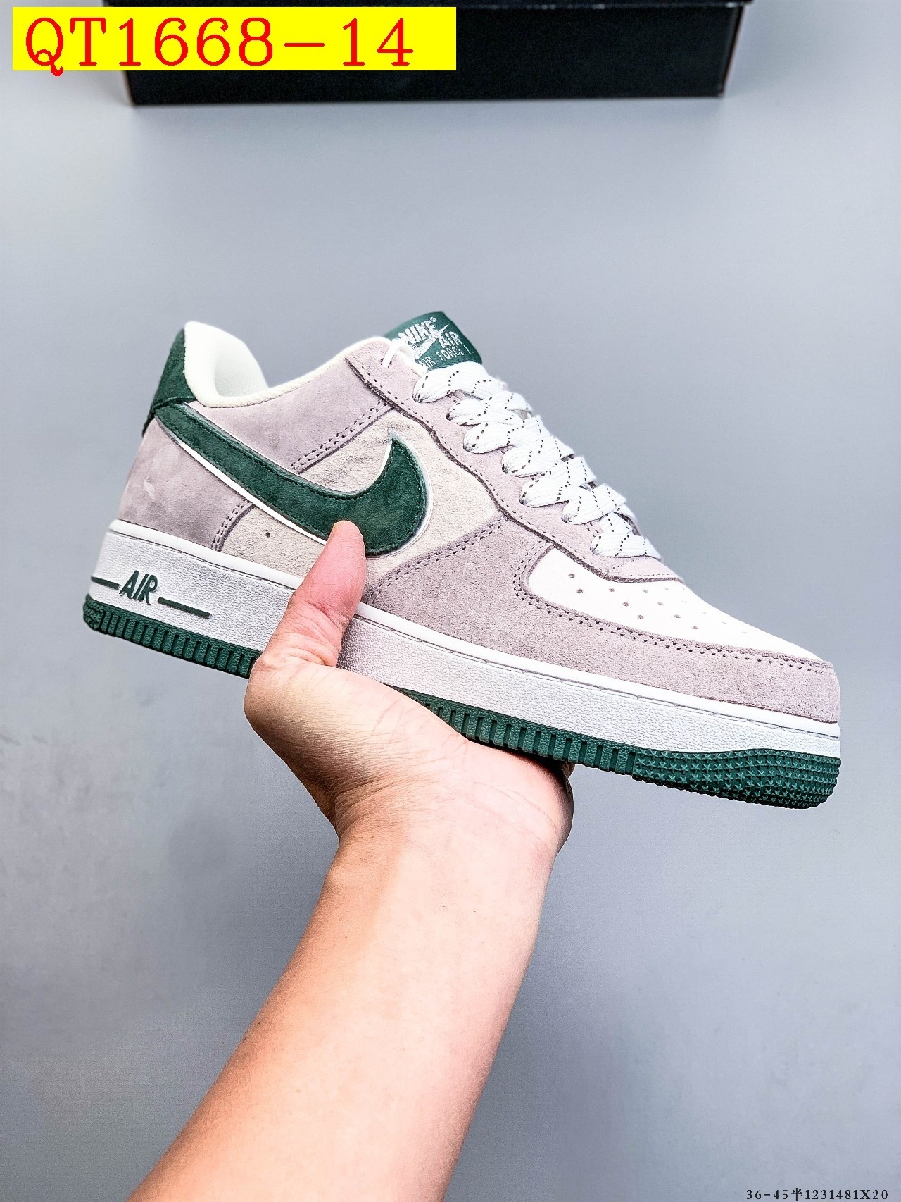 49$ Nike Air Force 1 Low Size 36-45 half 929020 QT1668 gallery