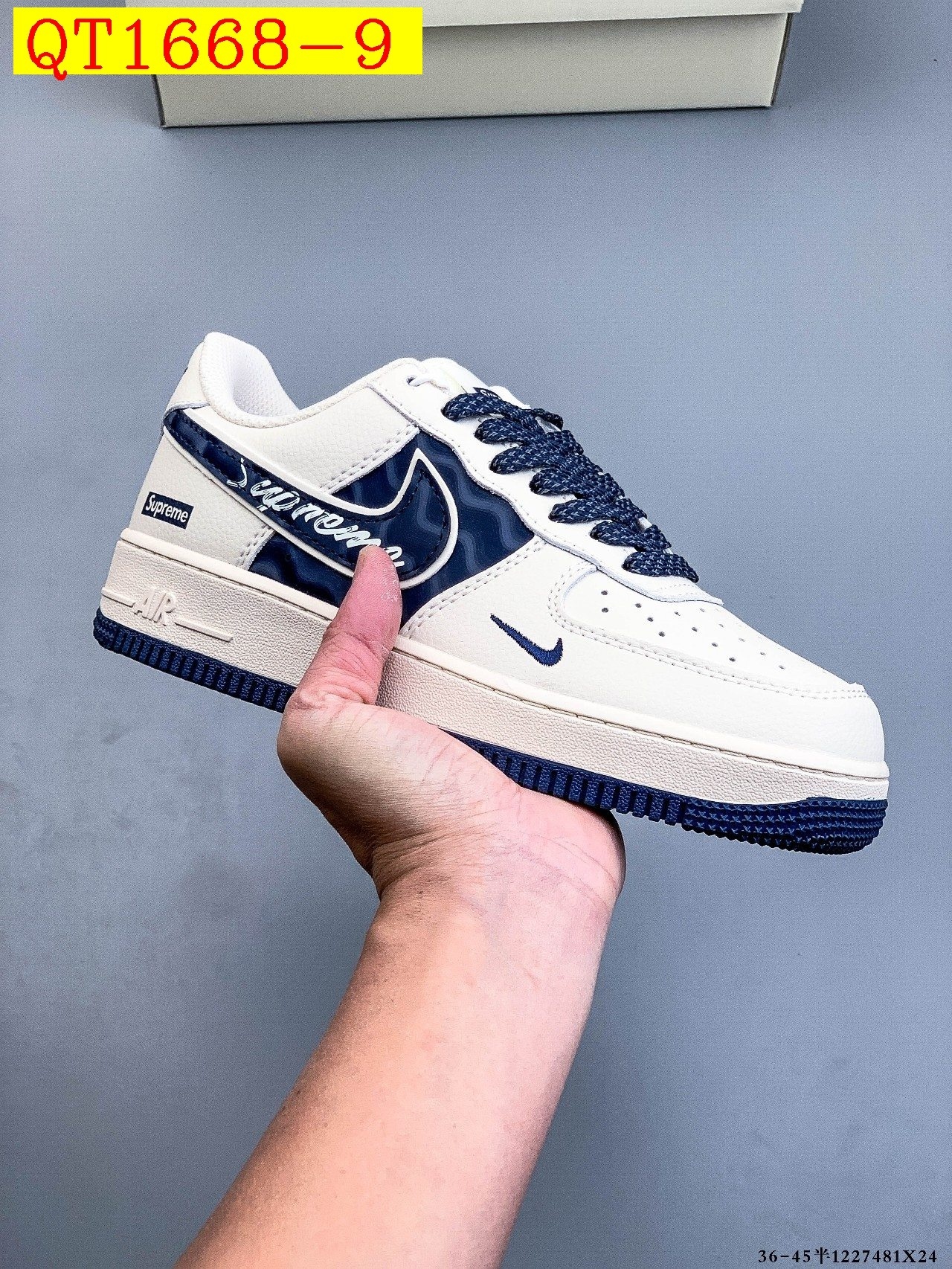 49$ Nike Air Force 1 Low Size 36-45 half 929020 QT1668 gallery