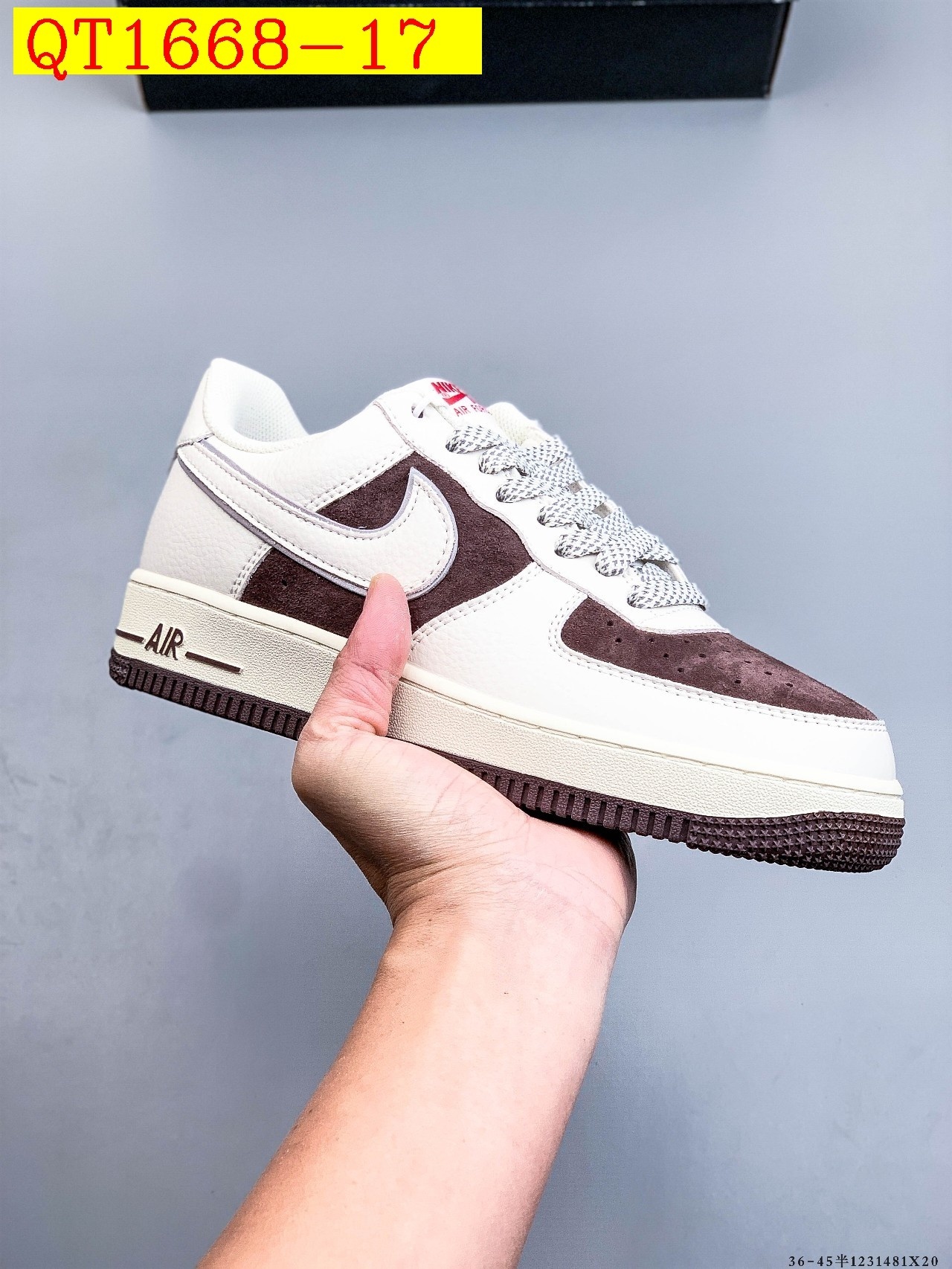 49$ Nike Air Force 1 Low Size 36-45 half 929020 QT1668 gallery