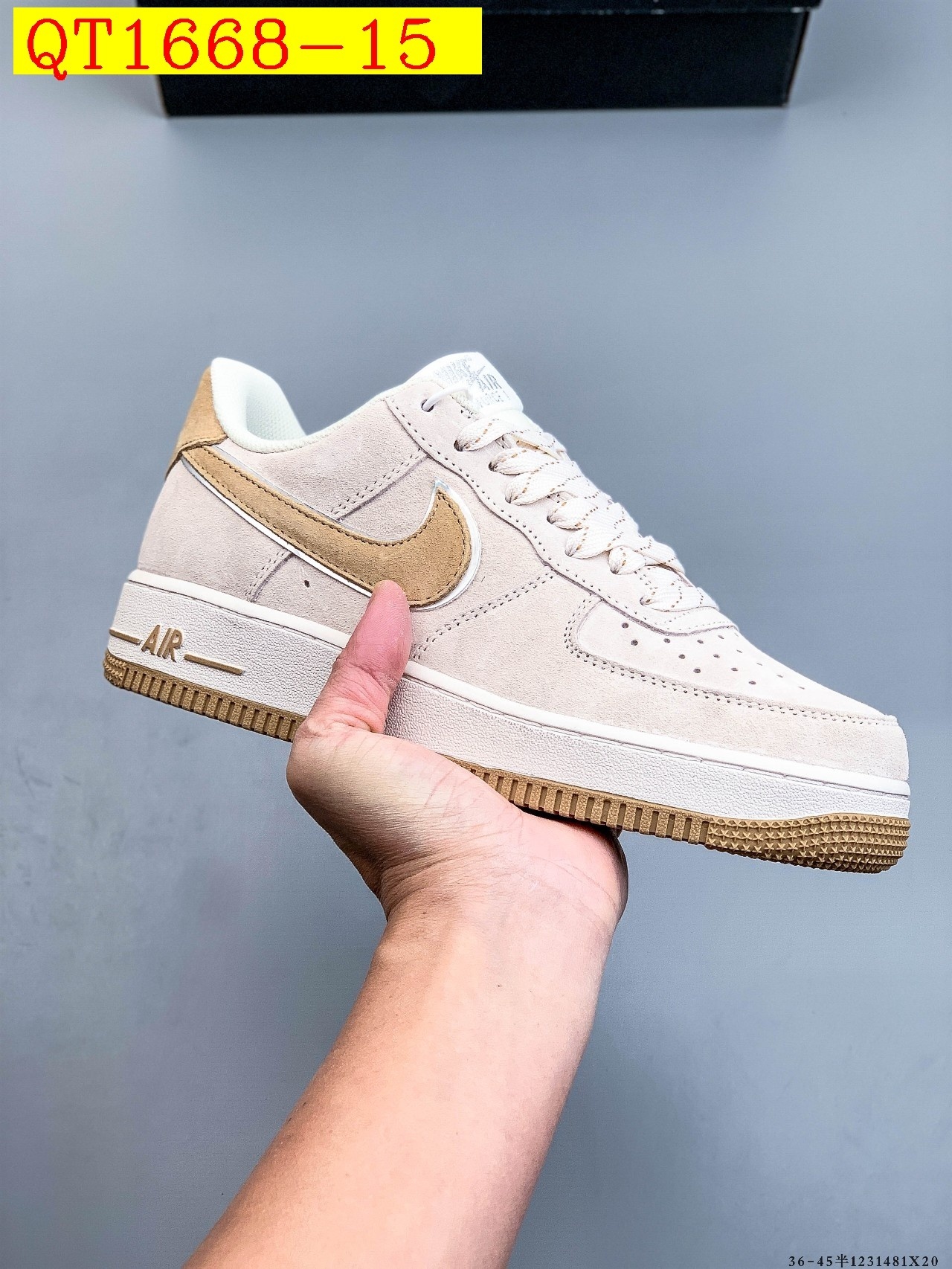 49$ Nike Air Force 1 Low Size 36-45 half 929020 QT1668 gallery