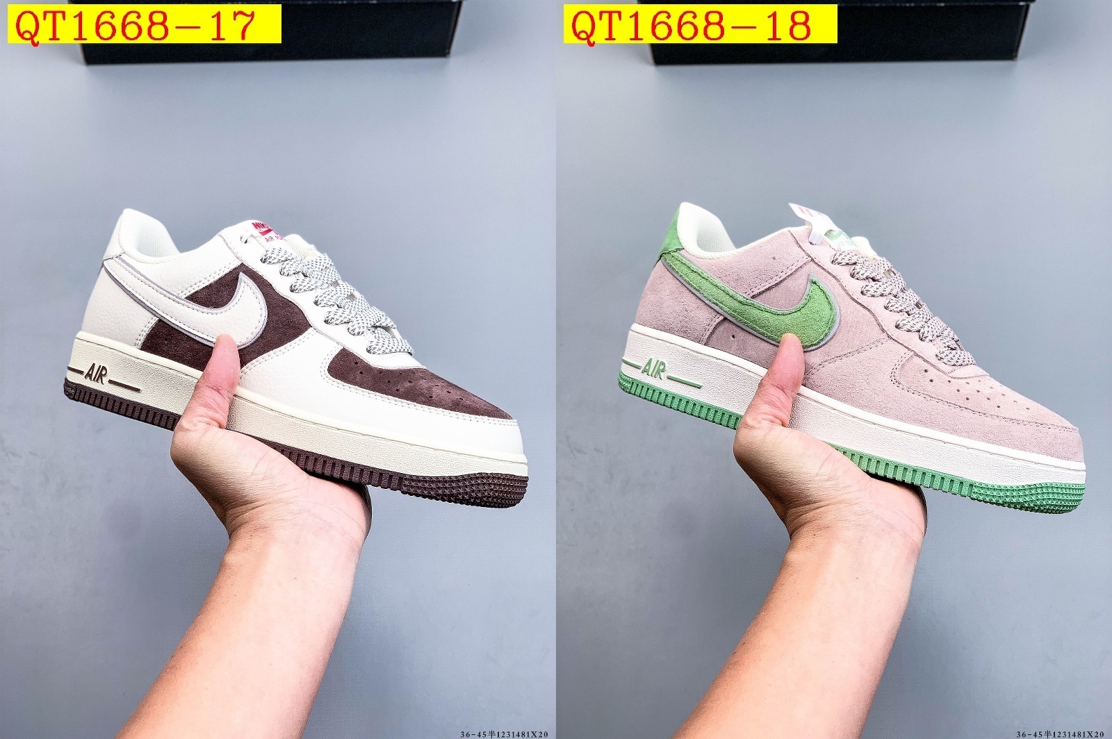 49$ Nike Air Force 1 Low Size 36-45 half 929020 QT1668 gallery
