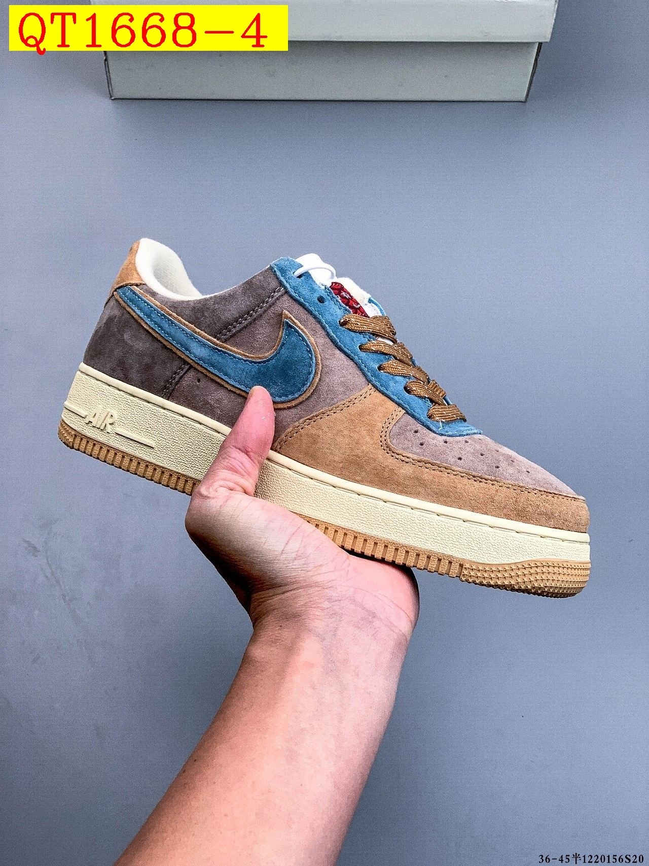 49$ Nike Air Force 1 Low Size 36-45 half 929020 QT1668 gallery