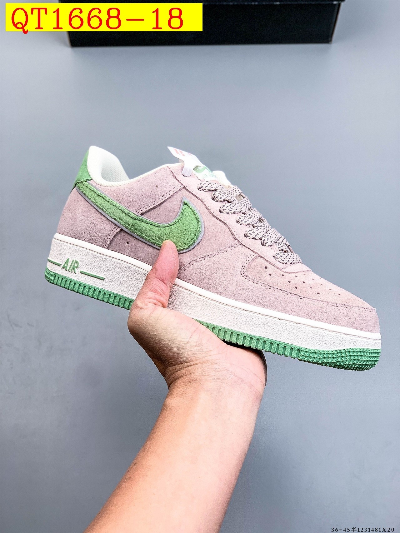 49$ Nike Air Force 1 Low Size 36-45 half 929020 QT1668 gallery