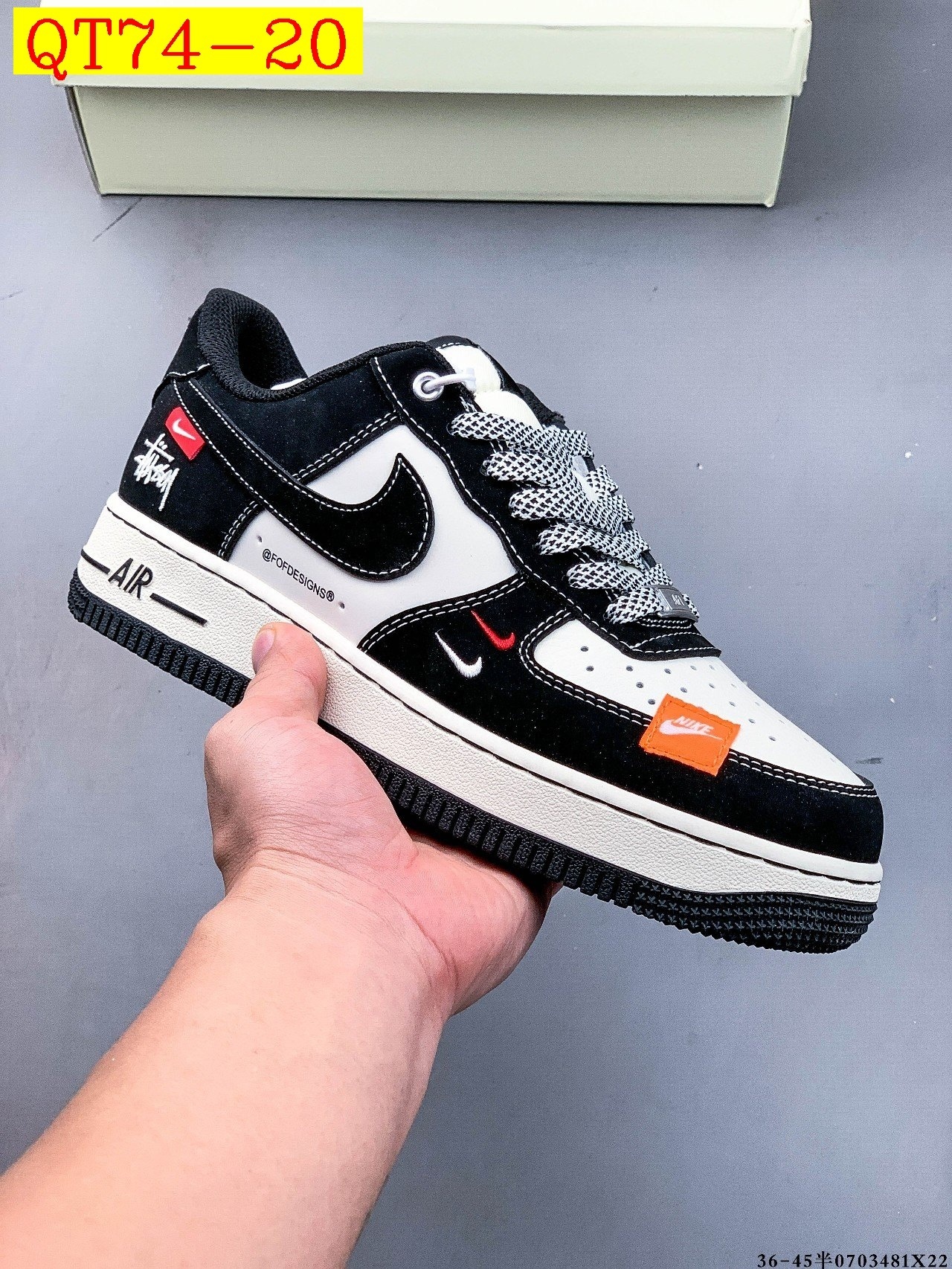 49$ Nike Air Force 1 Low size 36-45 half 723220 QT74 gallery