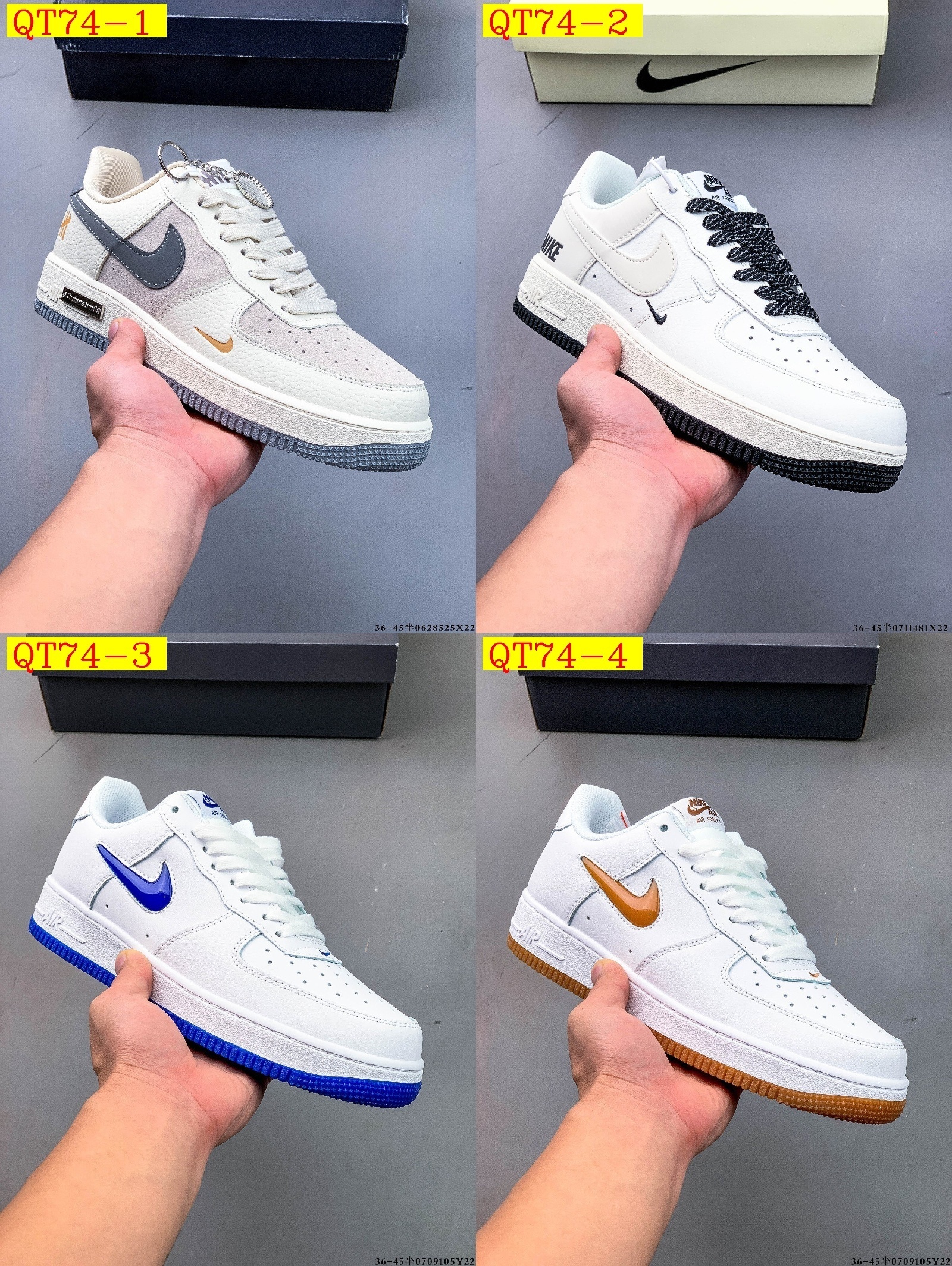 49$ Nike Air Force 1 Low size 36-45 half 723220 QT74 gallery