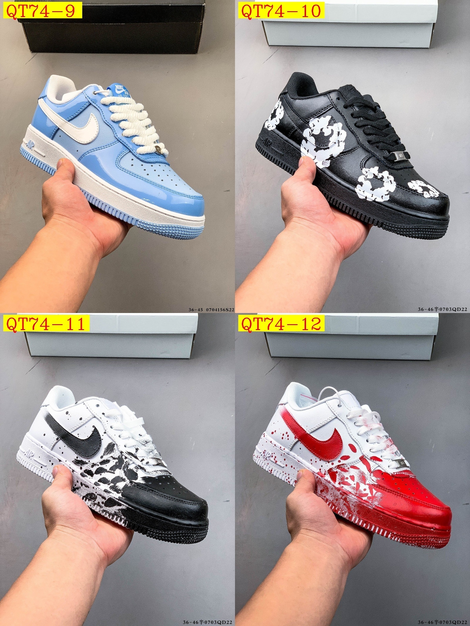 49$ Nike Air Force 1 Low size 36-45 half 723220 QT74 gallery