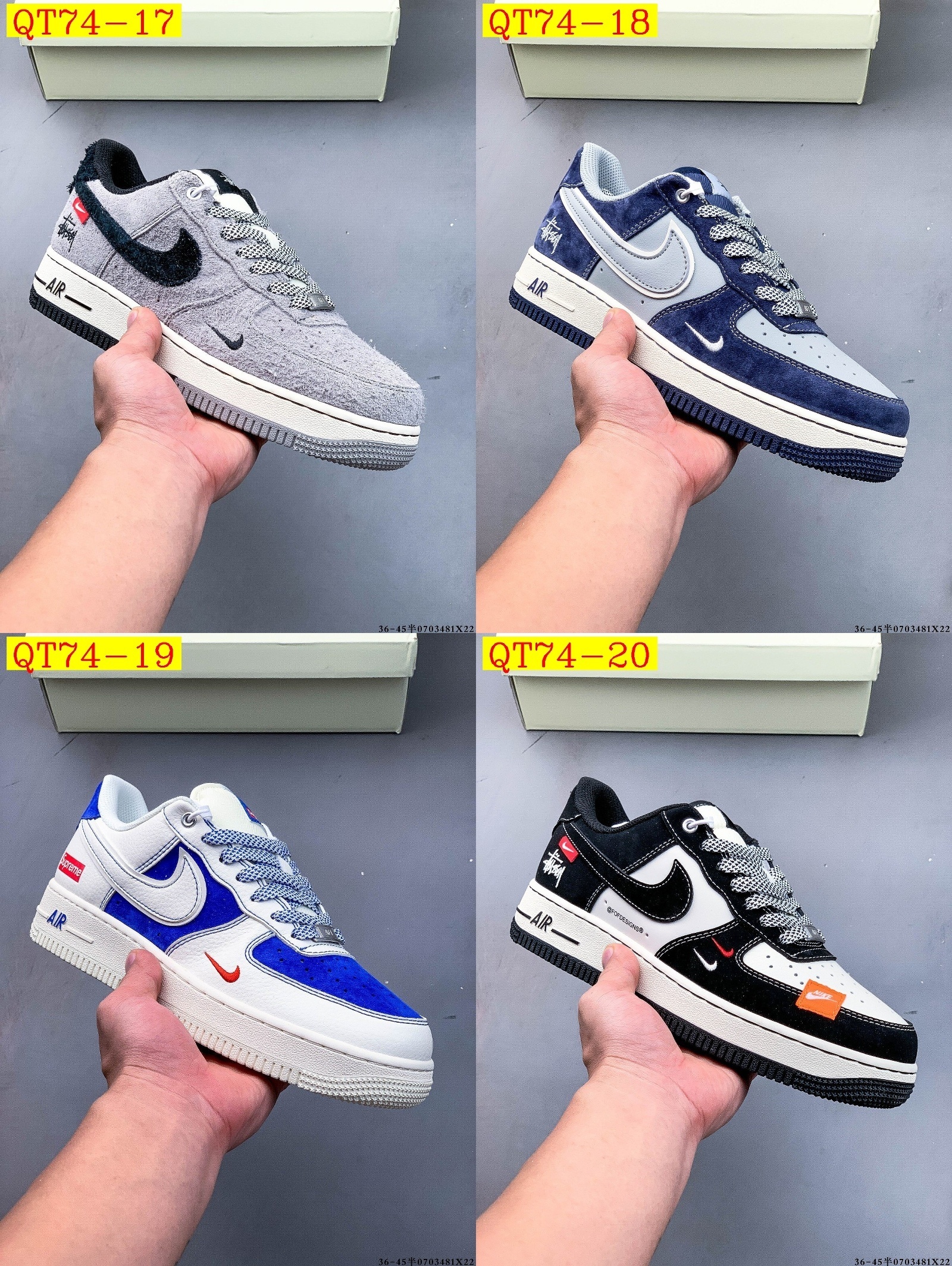 49$ Nike Air Force 1 Low size 36-45 half 723220 QT74 gallery