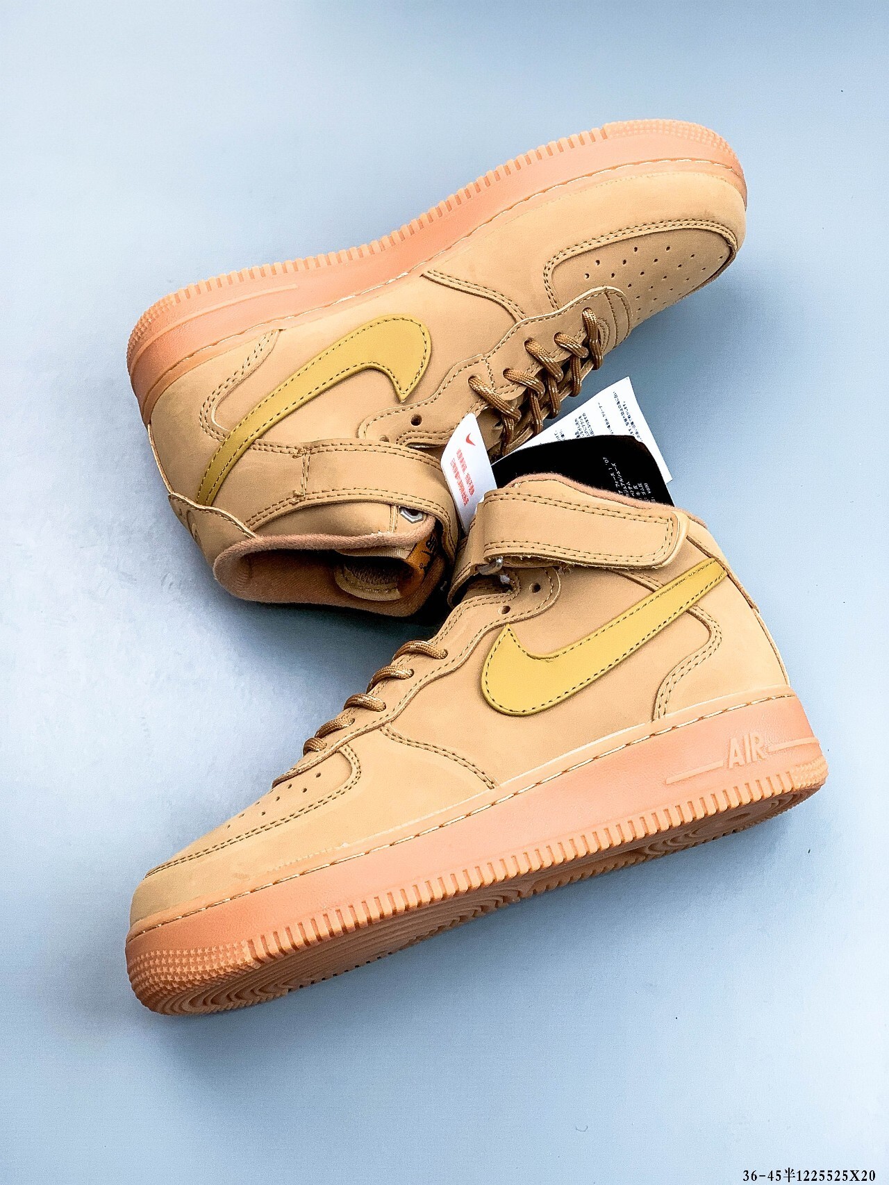49$ Nike Air Force 1 Mid Size 36-45 half 128050 QT1672 gallery