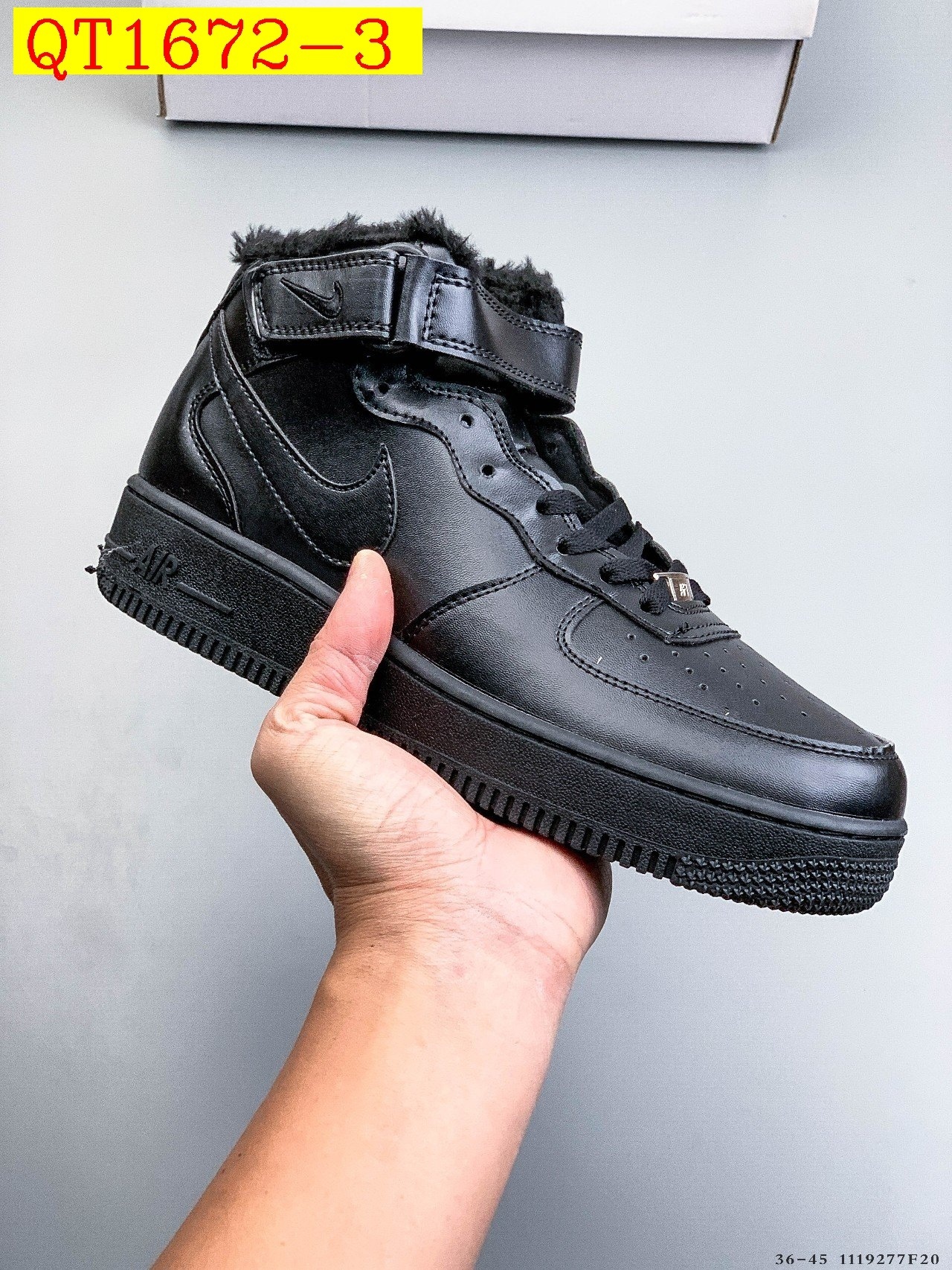 49$ Nike Air Force 1 Mid Size 36-45 half 128050 QT1672 gallery
