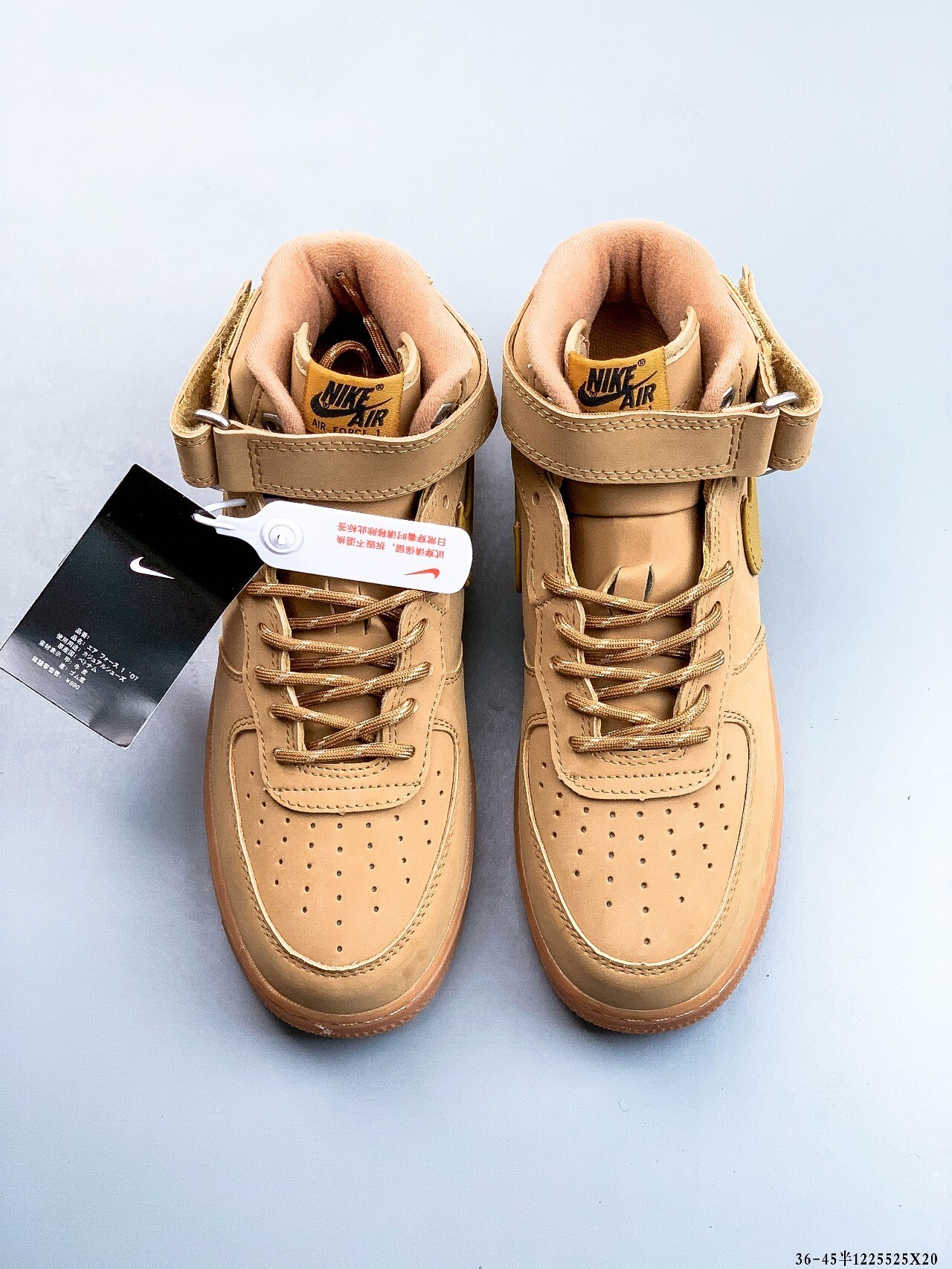 49$ Nike Air Force 1 Mid Size 36-45 half 128050 QT1672 gallery