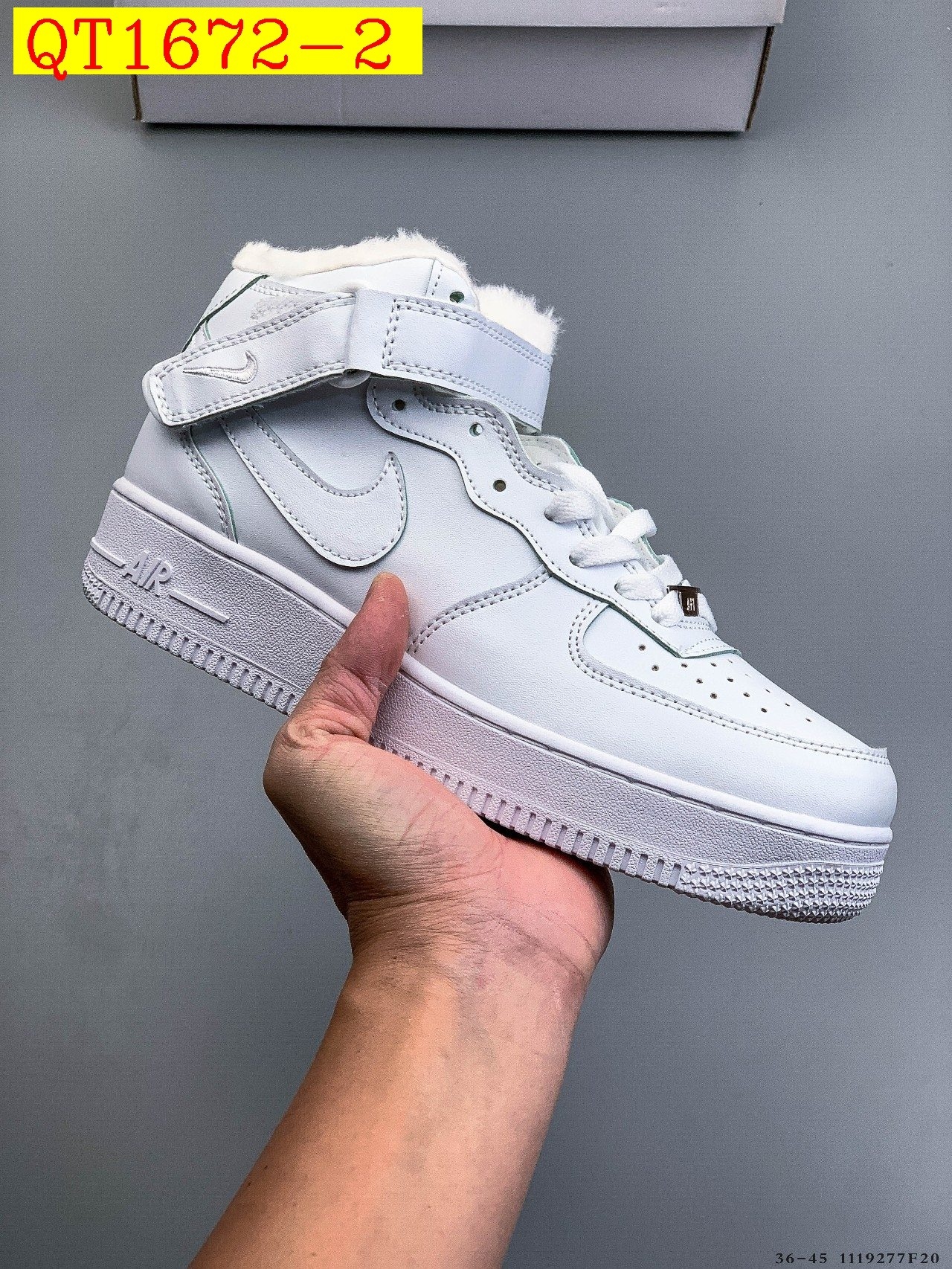 49$ Nike Air Force 1 Mid Size 36-45 half 128050 QT1672 gallery
