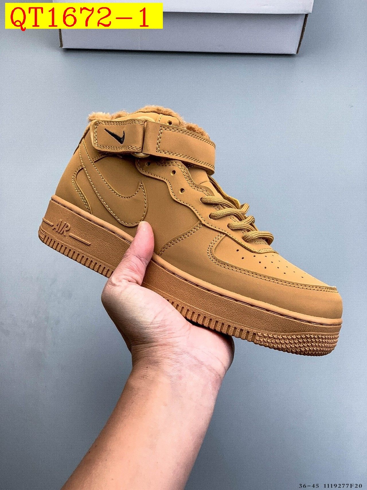 49$ Nike Air Force 1 Mid Size 36-45 half 128050 QT1672 gallery