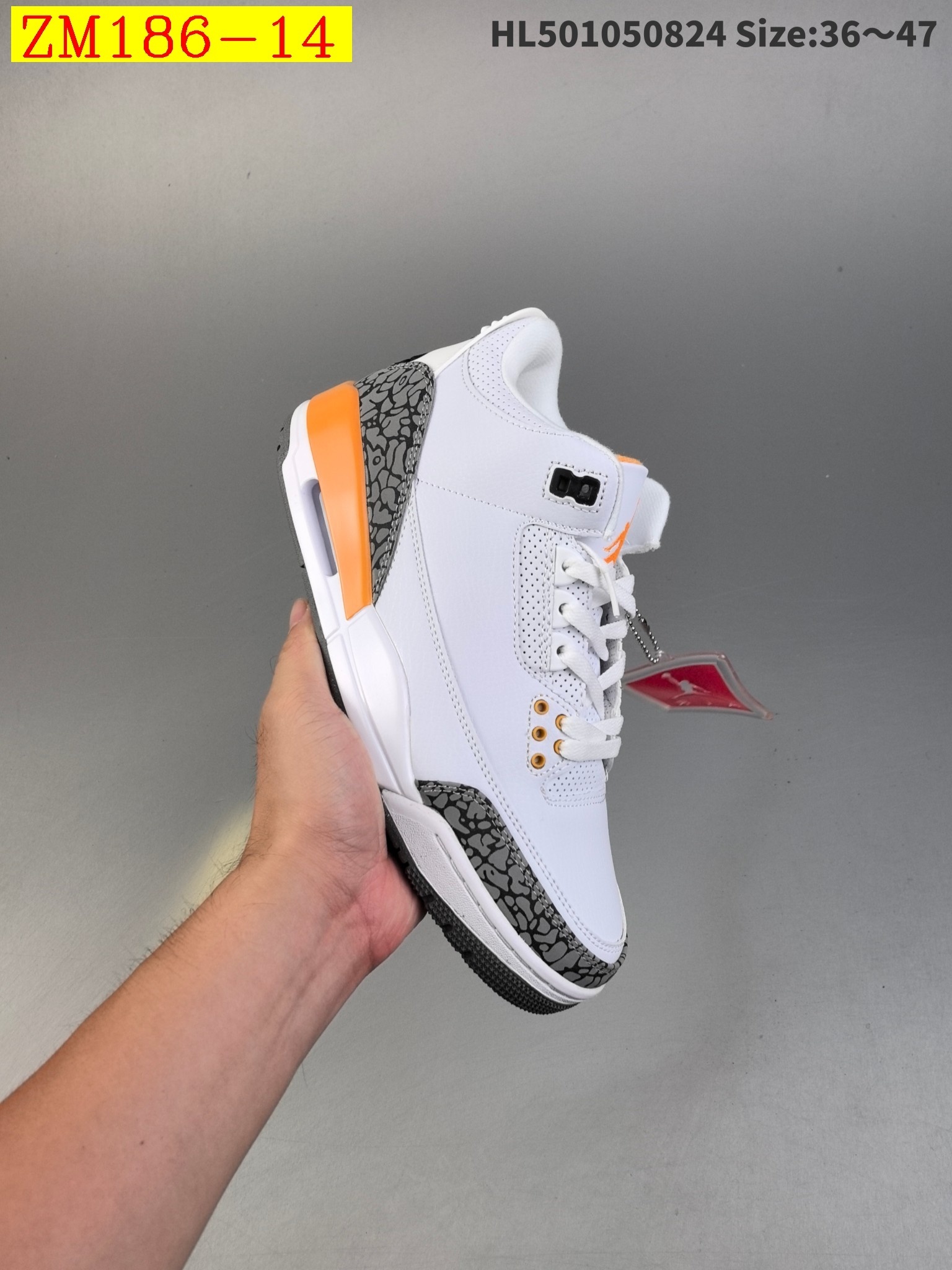 49$ Nike Air Jordan 3 Retro AJ3 Size 36-47 723110 ZM186 gallery